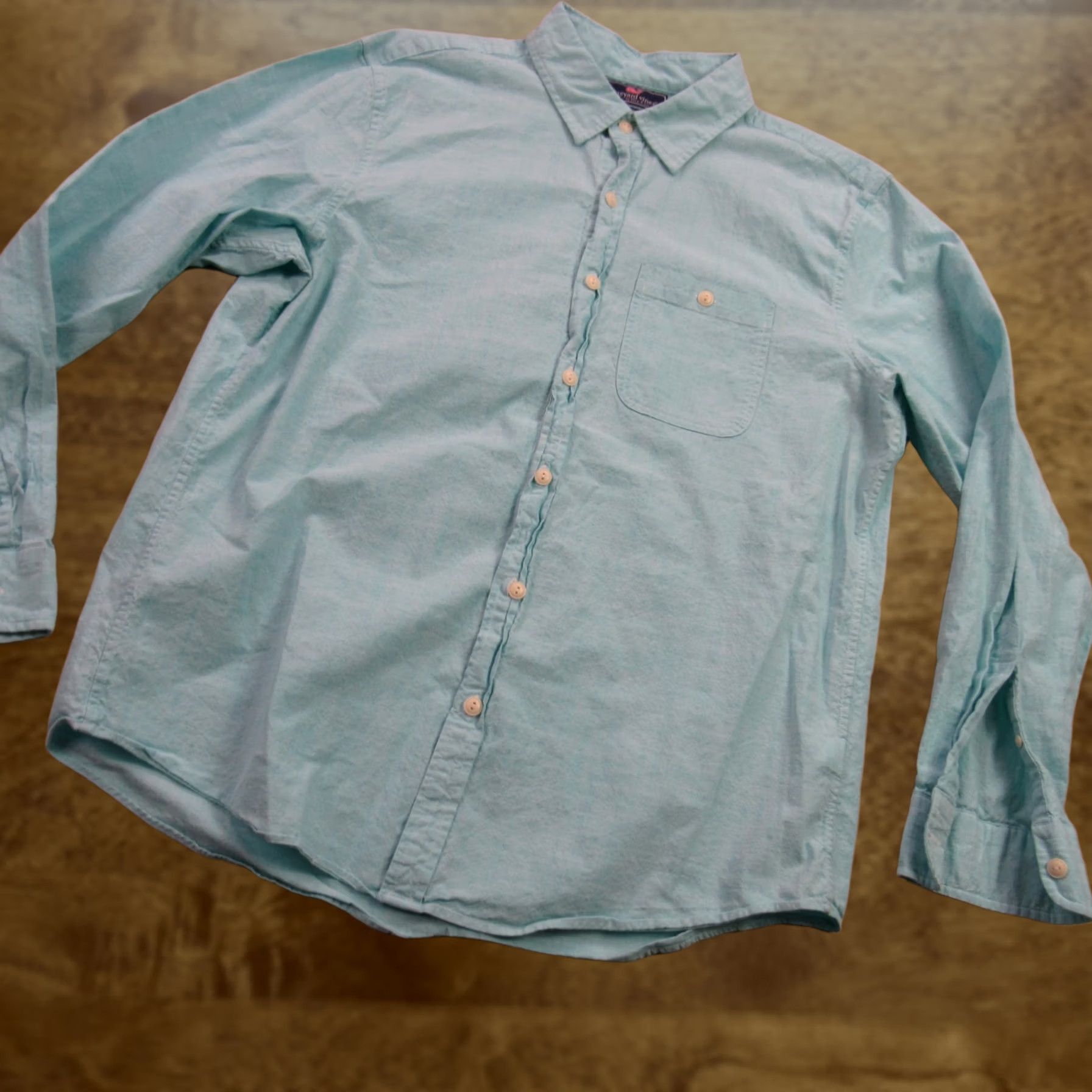 Vineyard Vines Vineyard Vines Shirt Mens Button Up Large Long Sleeve Slim Fit Tucker Blue Size US L / EU 52-54 / 3 - 1 Thumbnail