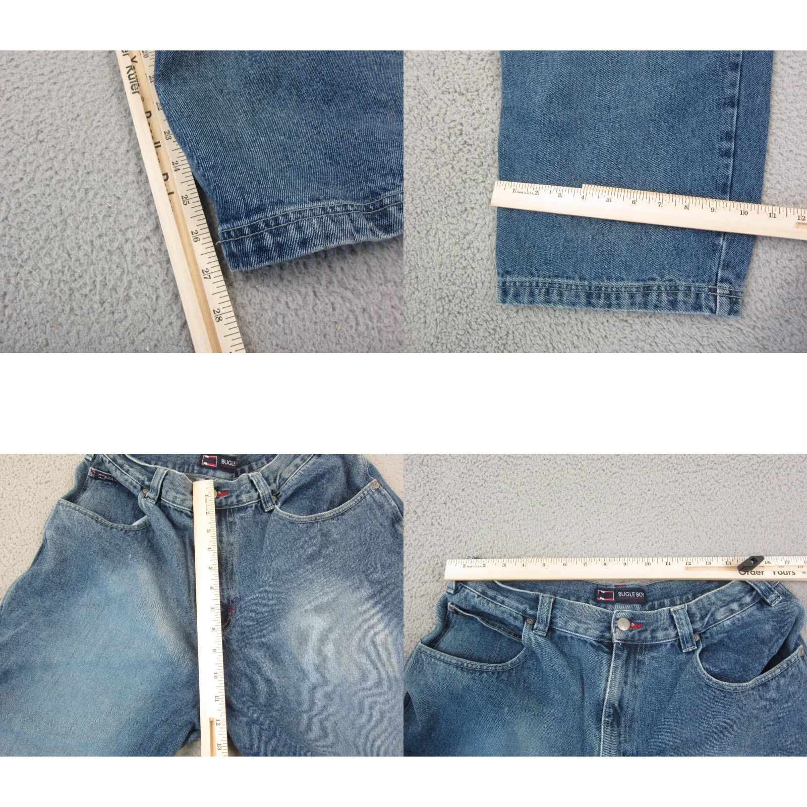 Bugle Boy VINTAGE Bugle Boy Jeans Mens 36x30 Blue Carpenter Baggy Workwear 90s Jeans Straight Mens Size US 36 / EU 52 - 8 Thumbnail