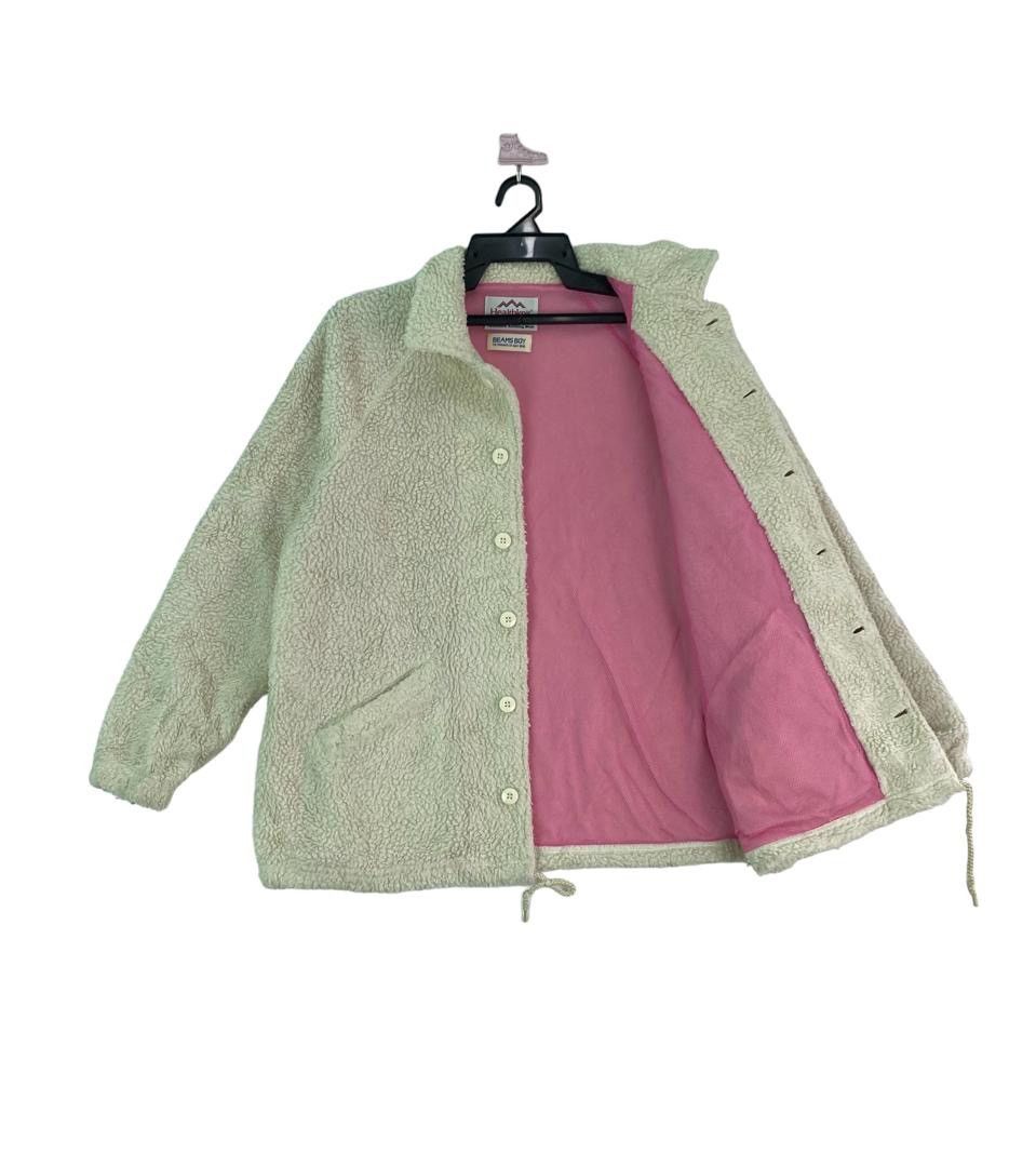 Beams Plus × Japanese Brand Vtg 90s BEAMS japan X Healthknit sherpa fleece coach jacket Size ONE SIZE - 1 Thumbnail