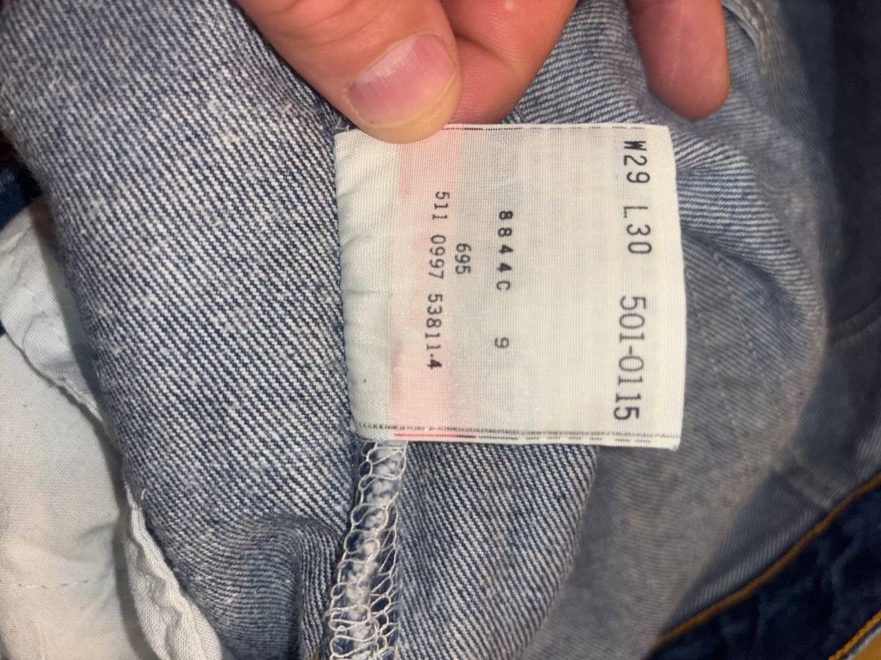 Levi's Vintage Levi's 501 Blue Jeans 80's and 90's Made in USA Size 29" - 10 Thumbnail