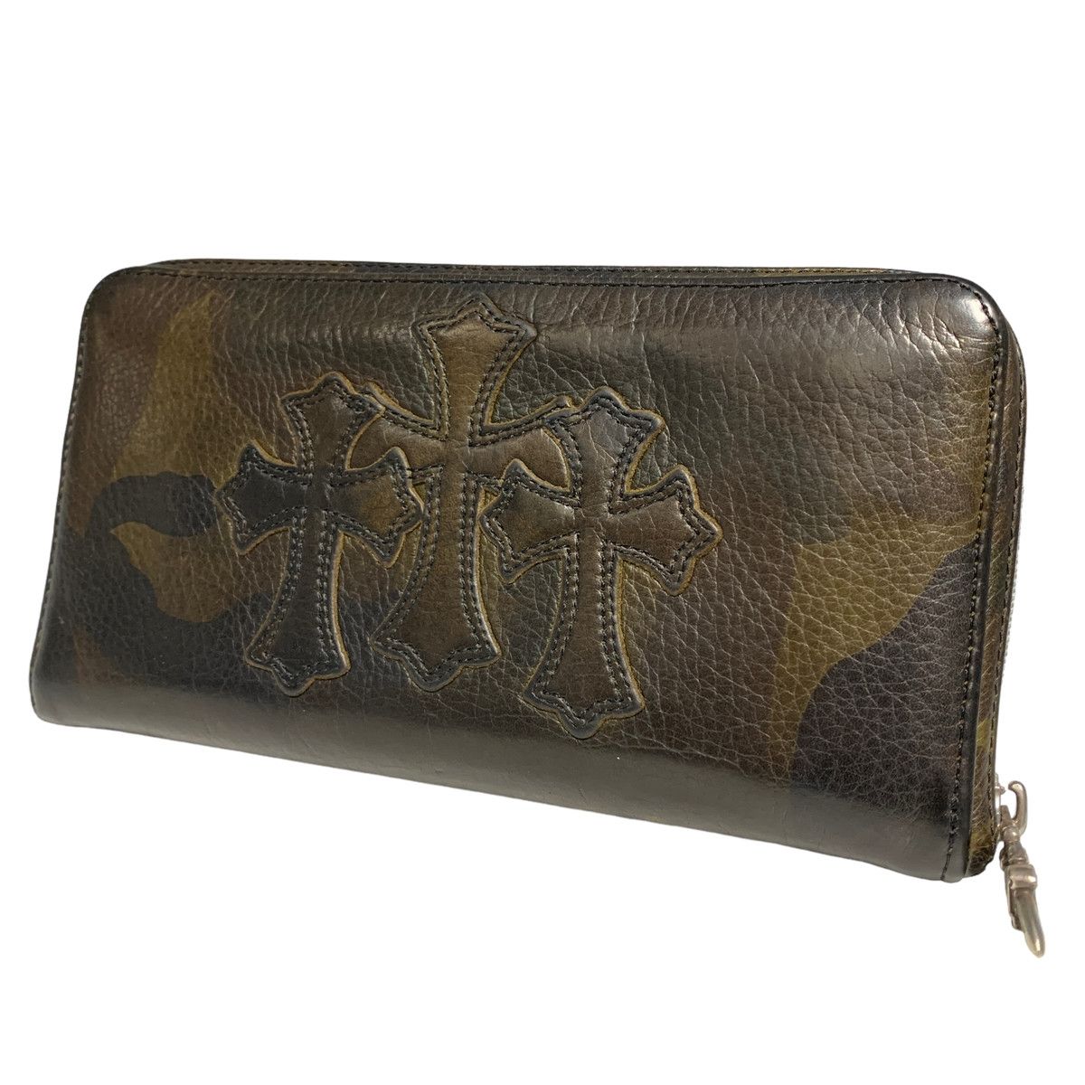 Chrome Hearts Chrome Hearts Camo Cemetery Zipper Clutch Size ONE SIZE - 1 Thumbnail