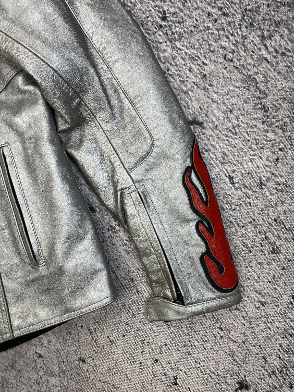 Japanese Brand × Vintage Leather Jacket Racing Dragon Streetwear USA Size US M / EU 48-50 / 2 - 6 Thumbnail
