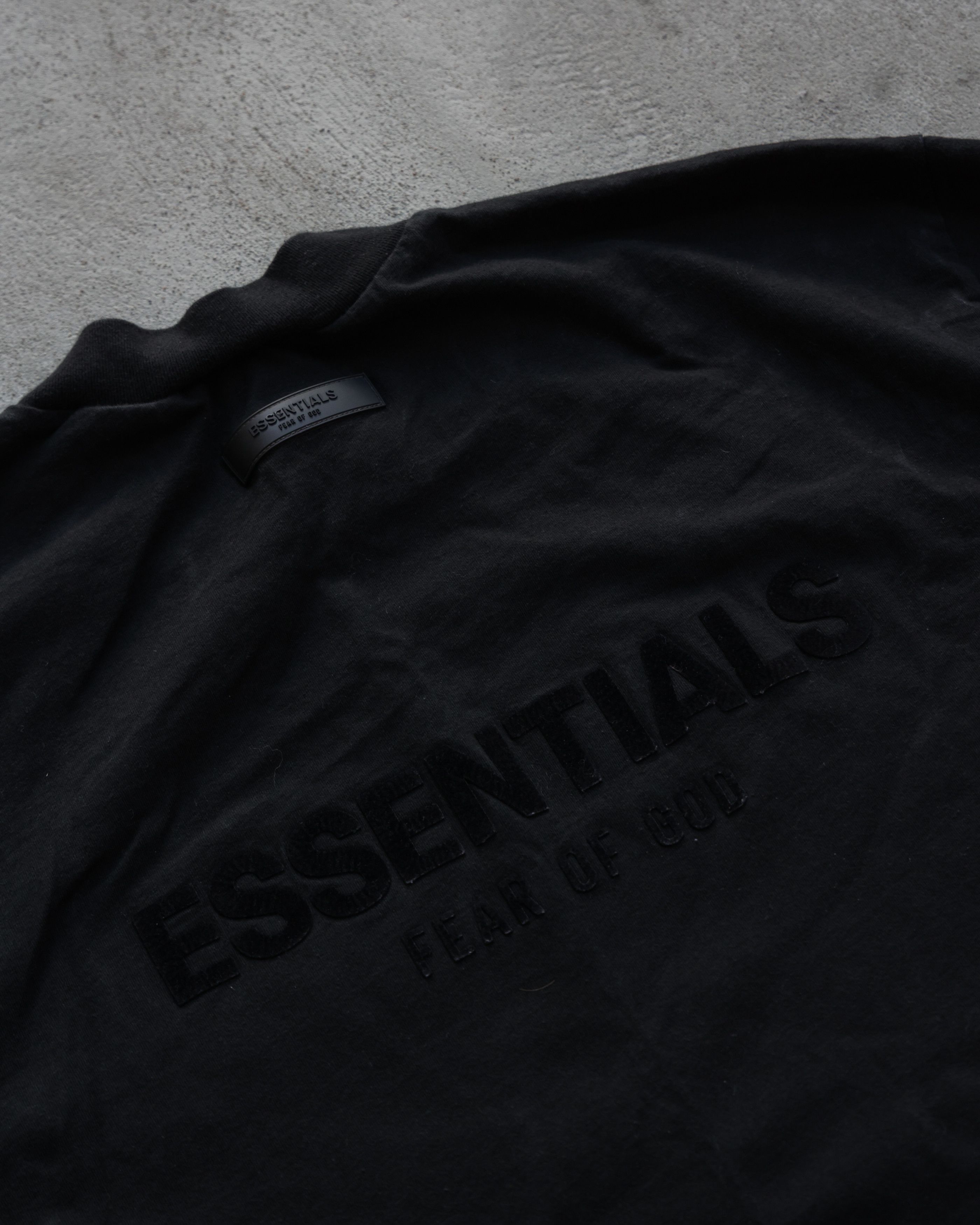Fear of God Fear Of God Essentials Black Tee Size US L / EU 52-54 / 3 - 7 Thumbnail