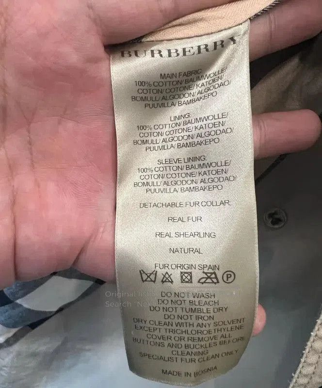 Burberry Burberry Gray Cotton Women's Trench Coat XS. Size XS / US 0-2 / IT 36-38 - 6 Thumbnail