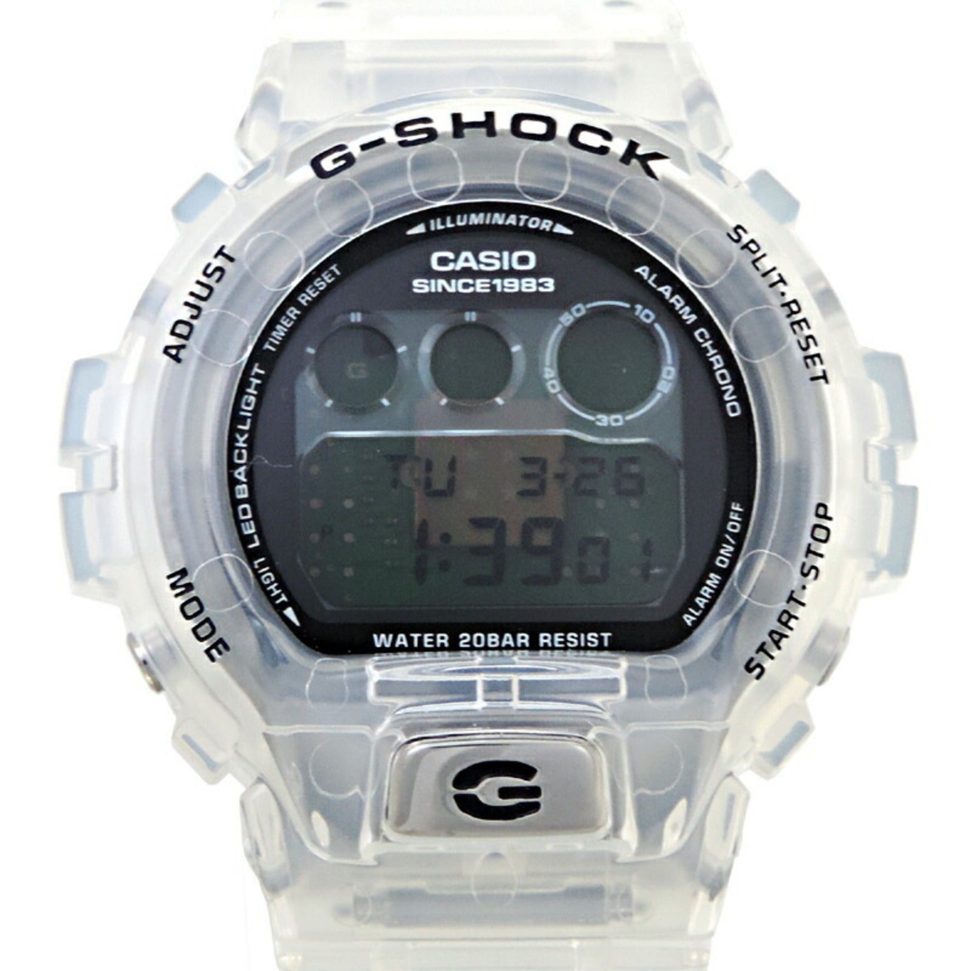 image of Casio G-Shock 6900 Series 40Th Anniversary Model Clear Remix Men's Watch Dw-6900Rx-7Jr in White