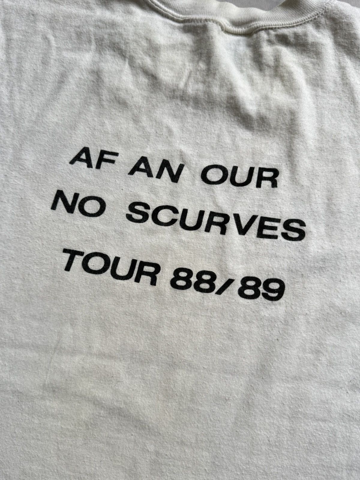 Jerzees × Vintage Vintage Jerzees Very rare 80s tee Jim Staynings Tour 88/89 Size US L / EU 52-54 / 3 - 9 Thumbnail