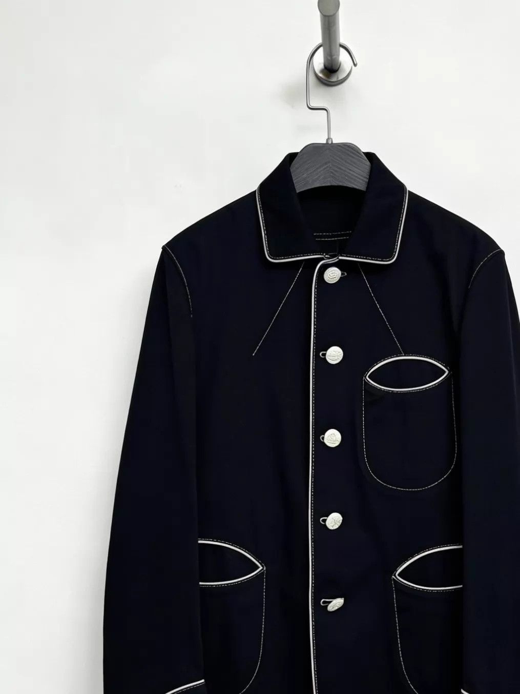 Vivienne Westwood Vivienne Westwood 2009SS Contrast Stitch Black Jacket Size US S / EU 44-46 / 1 - 4 Thumbnail