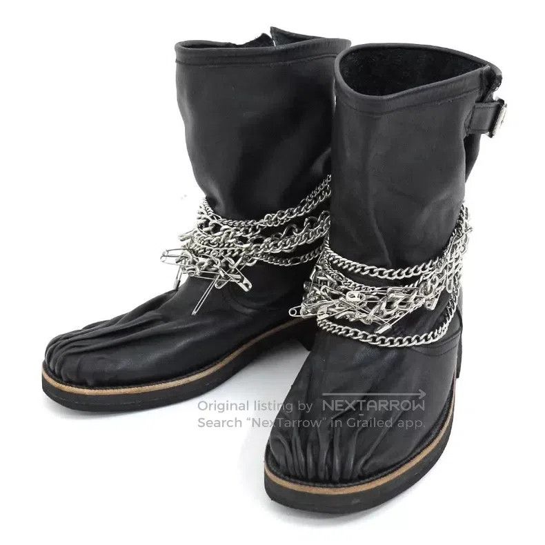 Comme des Garcons Comme Des Garcons Chain engineer boots Size US 7.5 / IT 37.5 - 1 Thumbnail