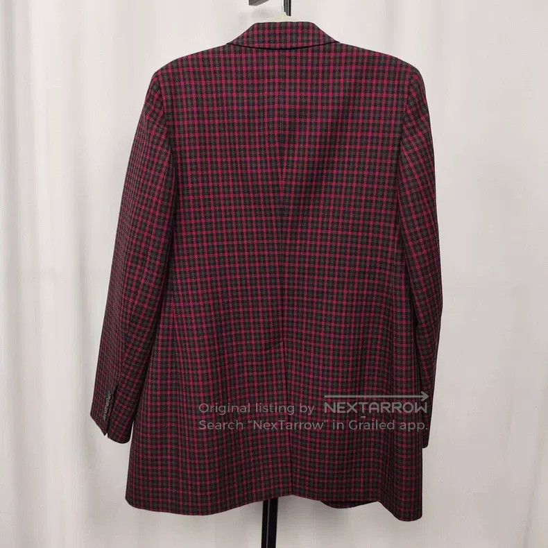 Balenciaga Balenciaga Wool Plaid Coat Red and Yellow Size 36 Size XS / US 0-2 / IT 36-38 - 2 Thumbnail