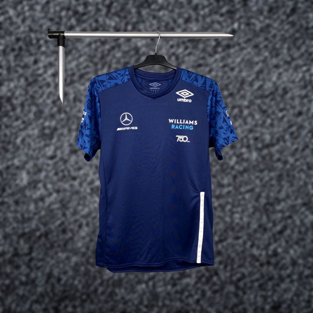 Umbro Umbro Williams Racing Mercedes Benz Umbro T-Shirt Tee Formula 1 Size S Blue Mens Shirt Size US S / EU 44-46 / 1 - 1 Thumbnail