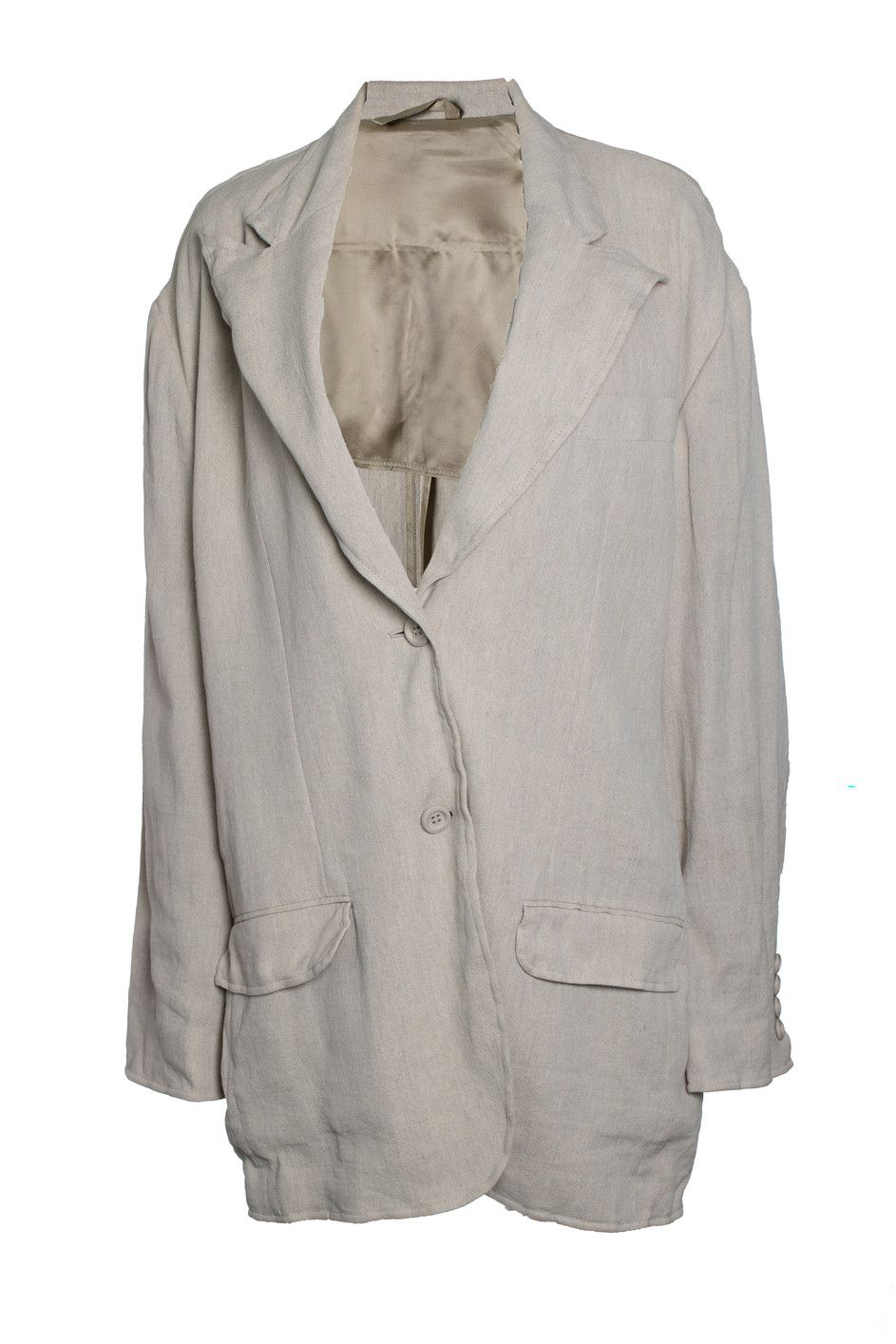 Acne Studios Acne studios, Beige linen blazer Size S / US 4 / IT 40 - 1 Thumbnail