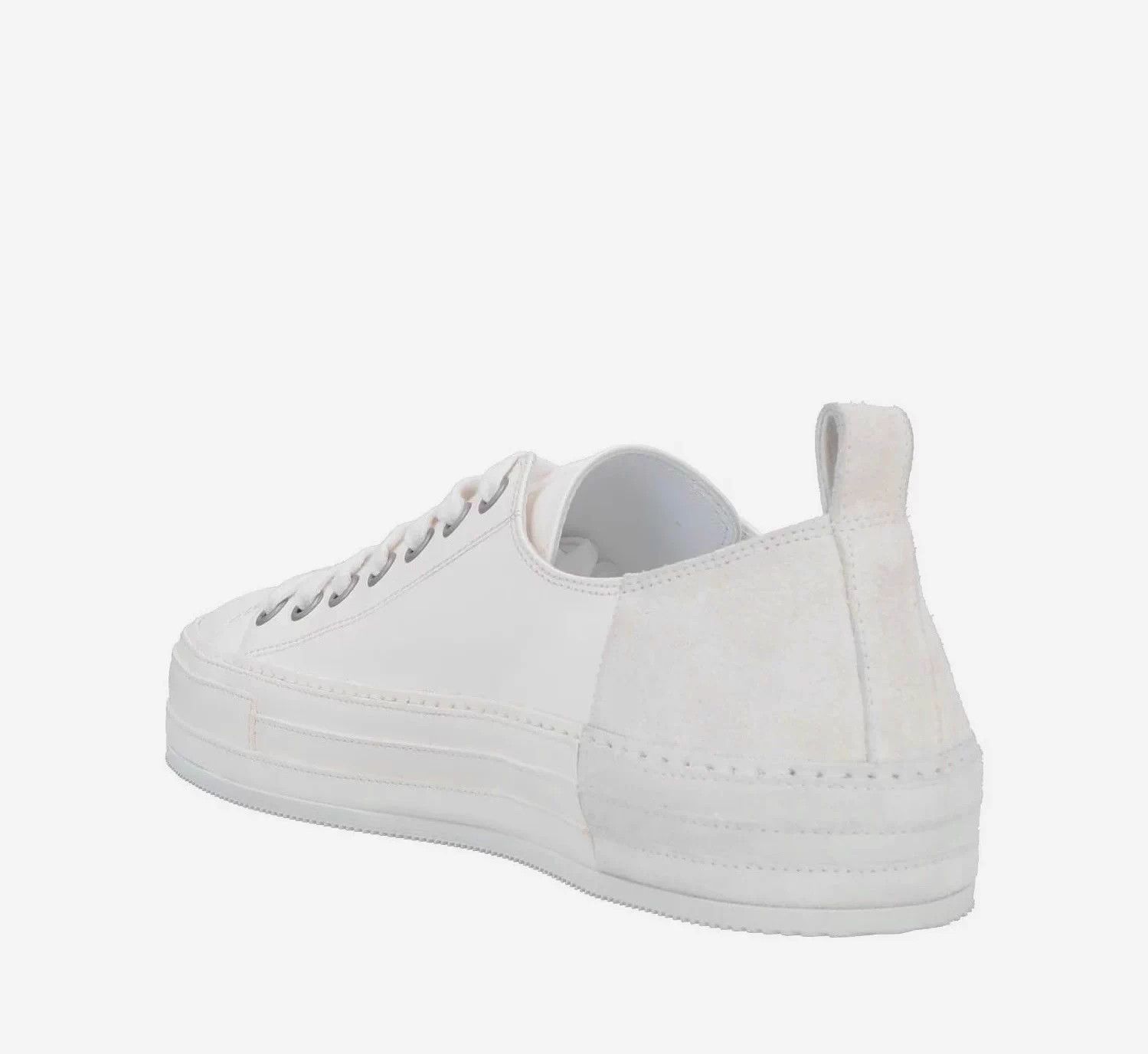 Ann Demeulemeester Ann Demeulemeester M Calf Suede Colorblocked LT Sneaker Size US 7 / EU 40 - 3 Thumbnail