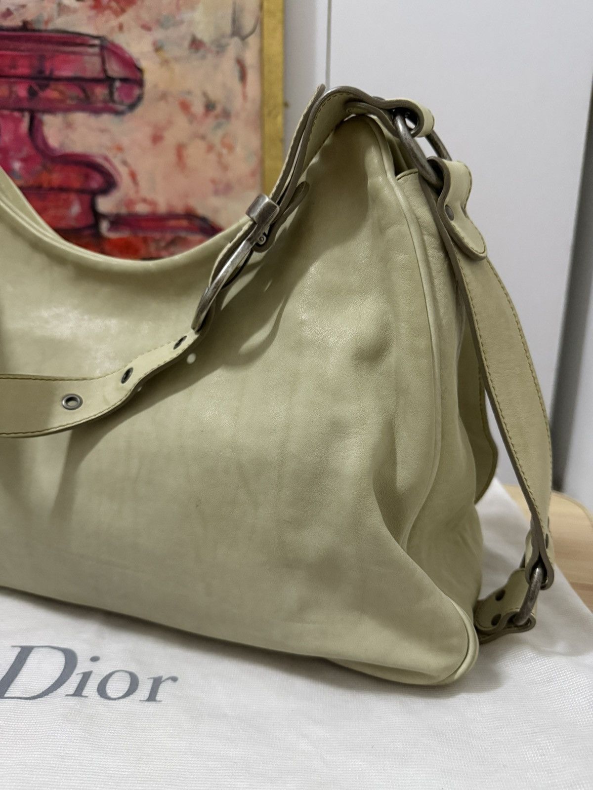 Dior 2006 Christian Dior Gaucho leather Saddle bag Size ONE SIZE - 8 Thumbnail