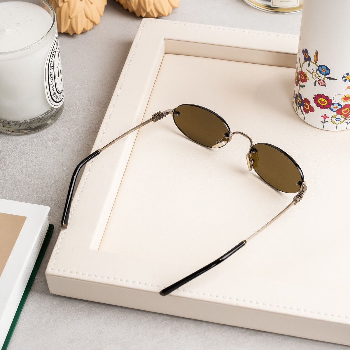 Miu Miu MIU MIU 0MU A54S 26C09Z SUNGLASSES Size ONE SIZE - 4 Thumbnail