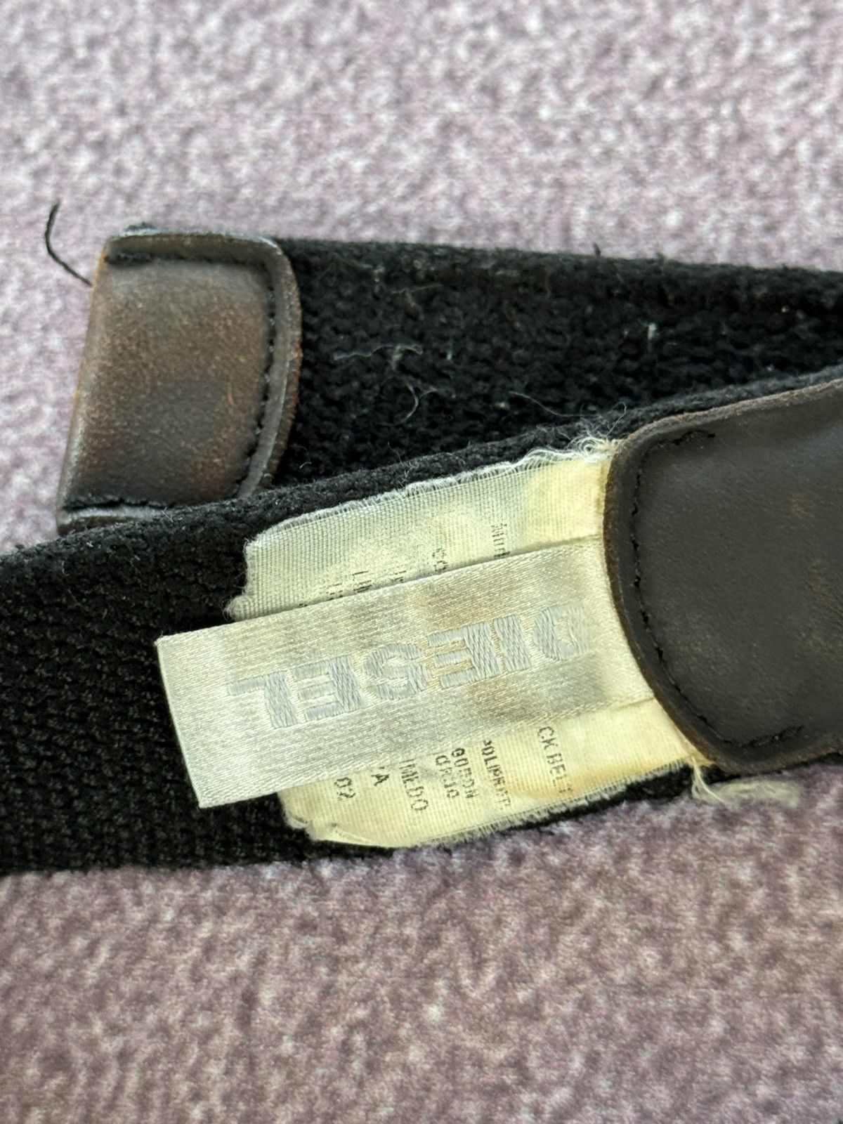 Diesel Y2K Diesel Japanese Vibe Printed Cotton Belt - Grunge Size ONE SIZE - 10 Thumbnail