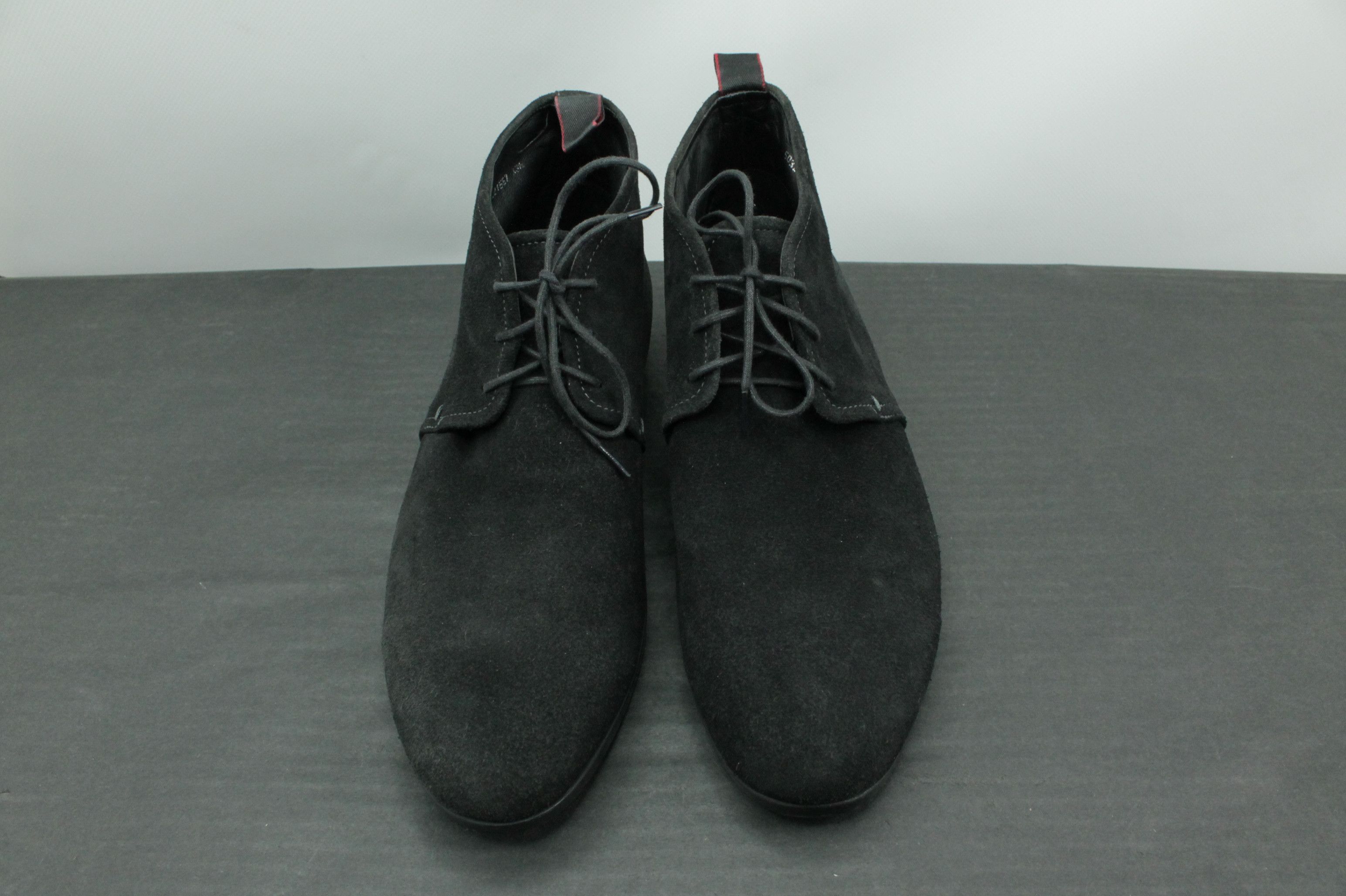 Designer × Hugo Boss Hugo Boss Black Suede Leather Casual Shoes Size US 10 / EU 43 - 2 Thumbnail