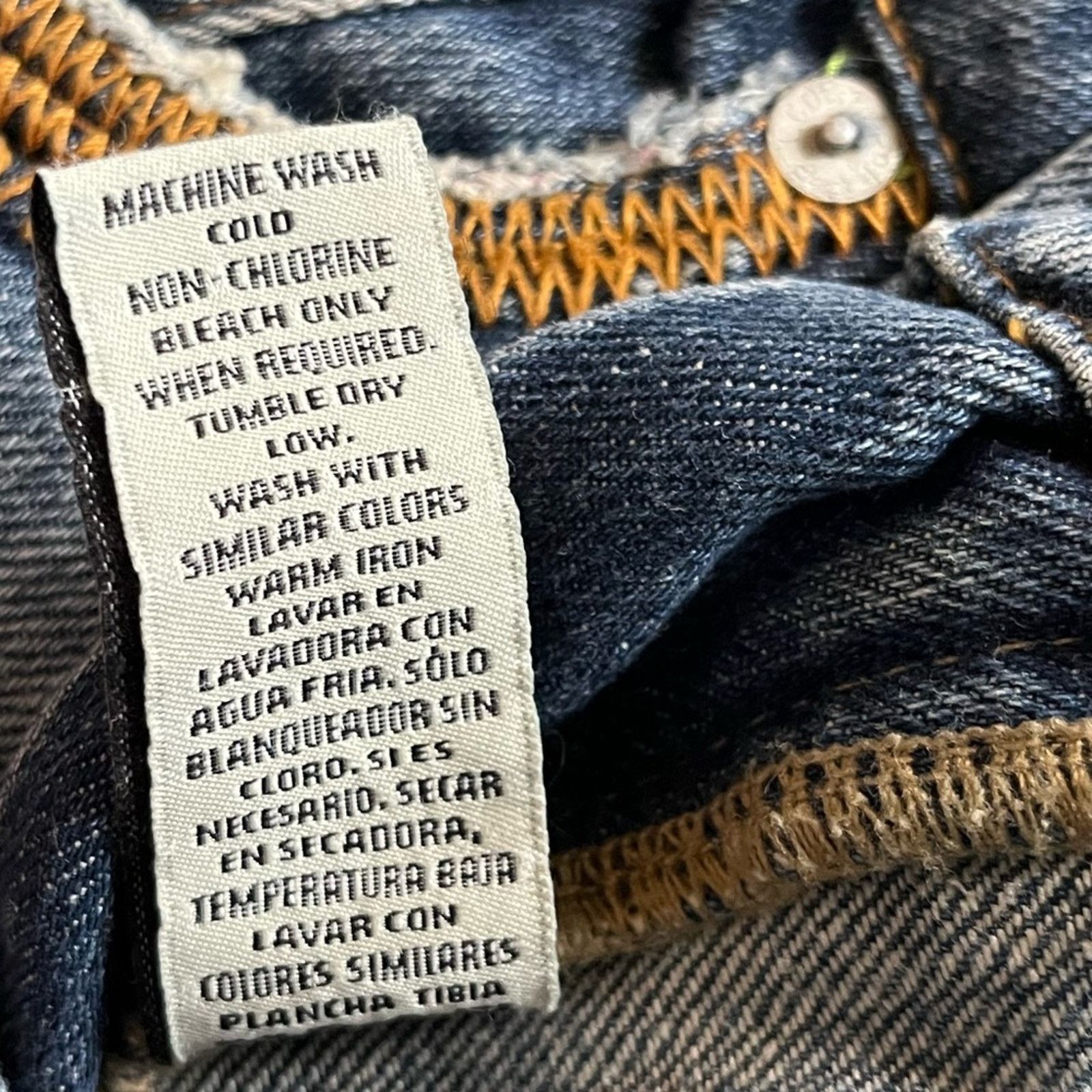 Ralph Lauren Ralph Lauren Skirt Melanie Raw Edge Denim Jean Size 29 Med Size 29" - 6 Thumbnail