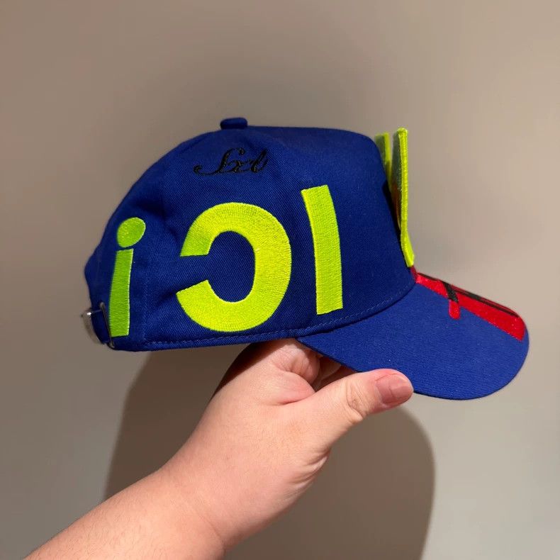 Walter Van Beirendonck walter van beirendonck Blue Atomic Bear Cap Size ONE SIZE - 2 Thumbnail