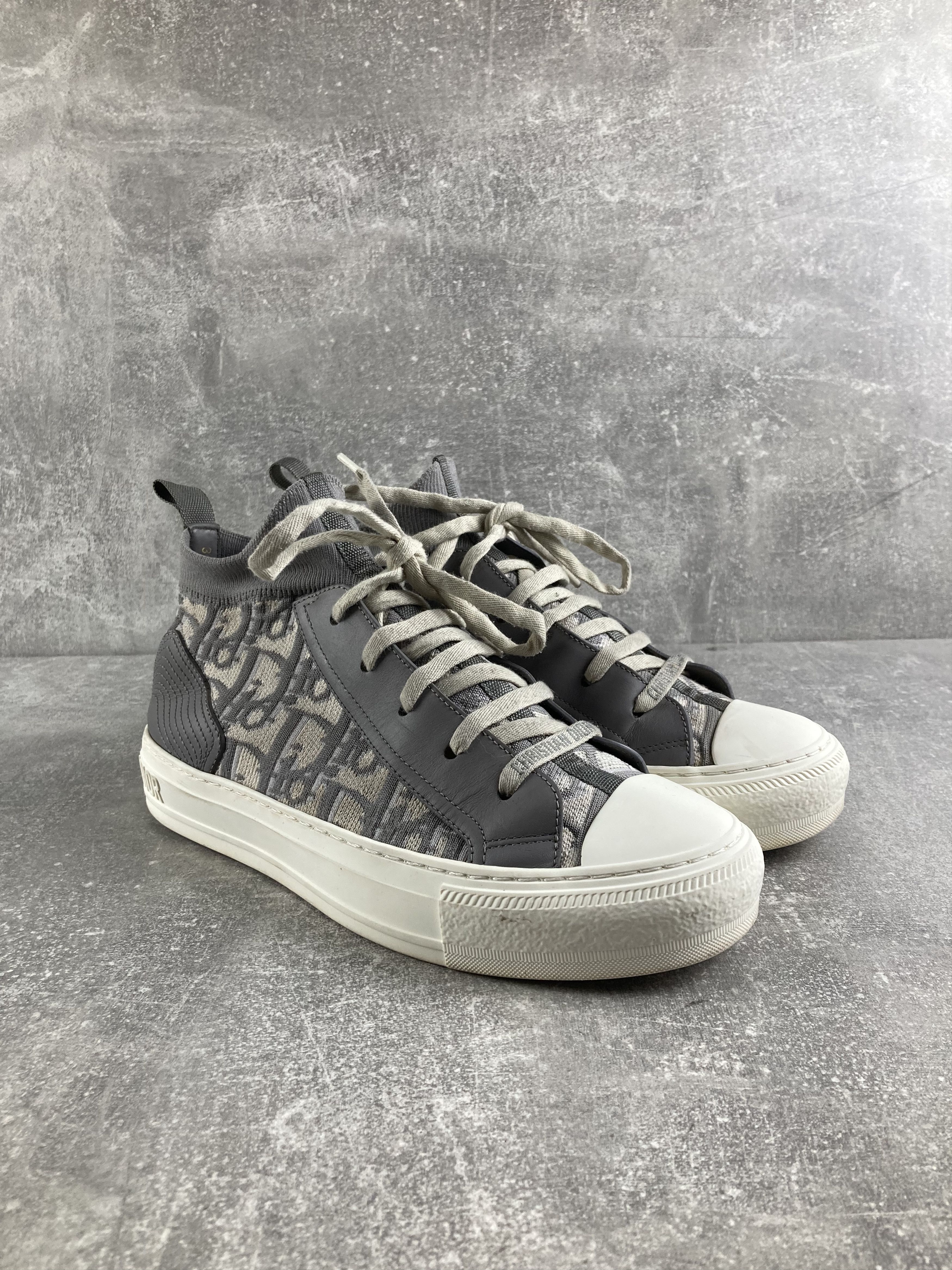 Dior Dior monogram logo Oblique Technical Mesh high sneakers Size US 7.5 / IT 37.5 - 2 Thumbnail