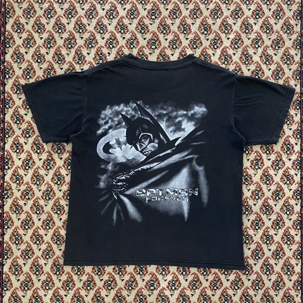 DC Comics × Vintage Vintage 1995 Batman Forever Mirror Print Tee Size US L / EU 52-54 / 3 - 5 Thumbnail