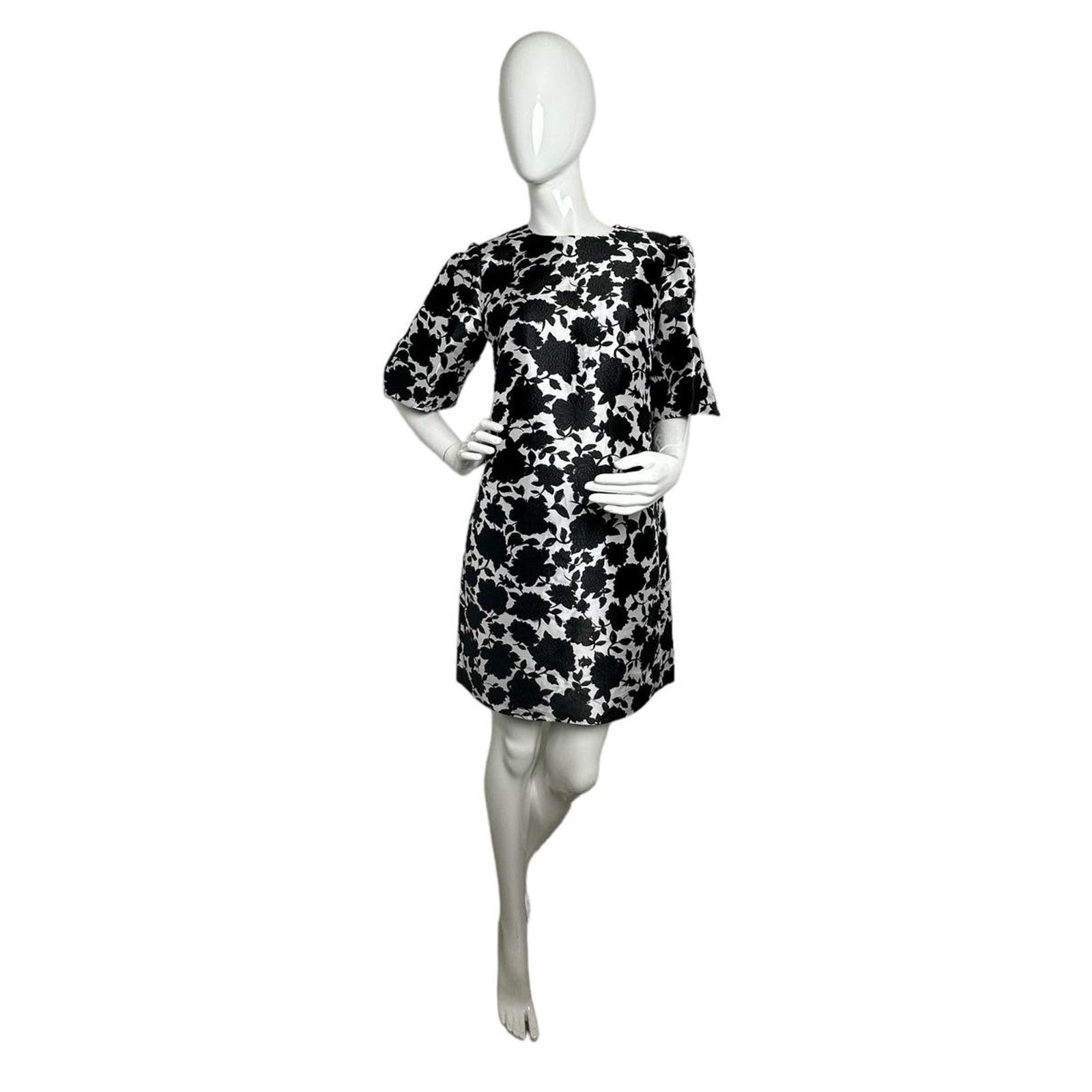 Kate Spade Kate Spade Bicolor Floral Taxi Mainline Dress size 8 Size M / US 6-8 / IT 42-44 - 4 Thumbnail