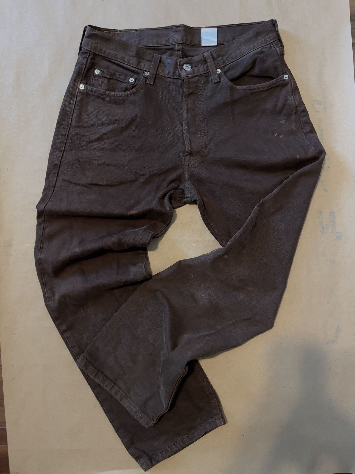 Levi's Vintage Clothing BROWN VINTAGE LEVIS 30x30 WIDE LEG Size US 30 / EU 46 - 1 Preview