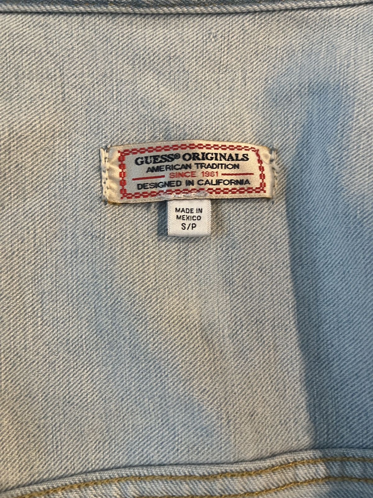Guess Vintage Guess Jean jacket Size US S / EU 44-46 / 1 - 4 Thumbnail