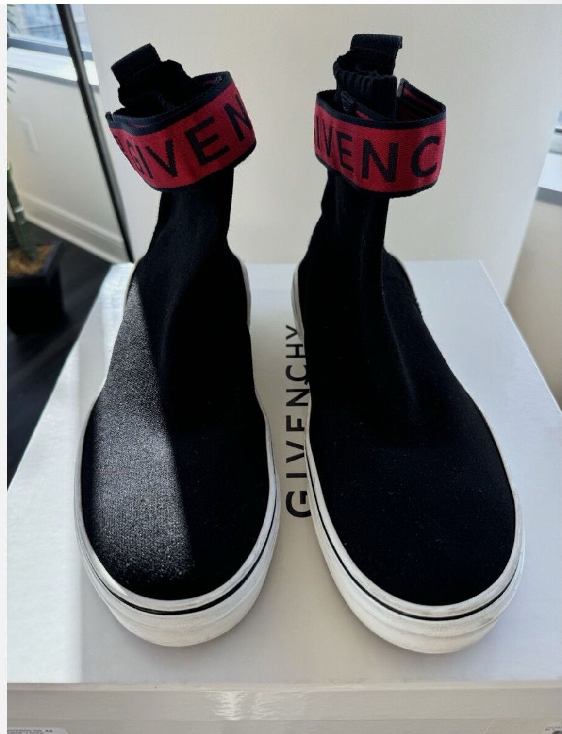 Givenchy Givenchy Mens Black George V Sock Sneakers Boots Size US 8.5 / EU 41-42 - 5 Thumbnail