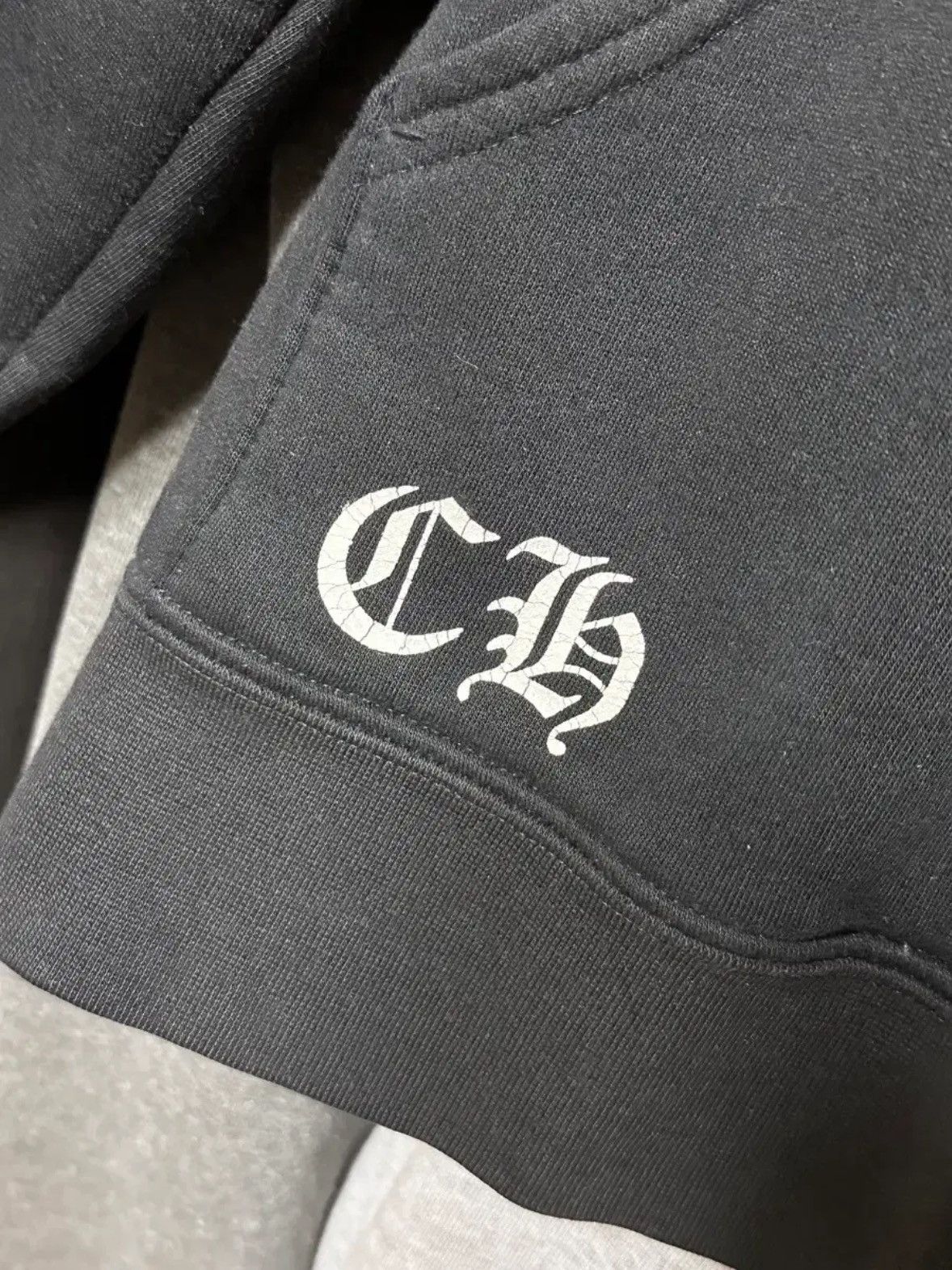 Chrome Hearts Heavy Weight Triple Cross Dagger Waffle Zipup Hoodie Size US L / EU 52-54 / 3 - 7 Thumbnail