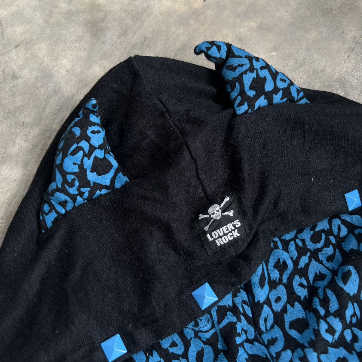 If Six Was Nine 2000s Oversize Lovers Rock Vkei Style Skull Zip Hoodie Size US L / EU 52-54 / 3 - 3 Thumbnail