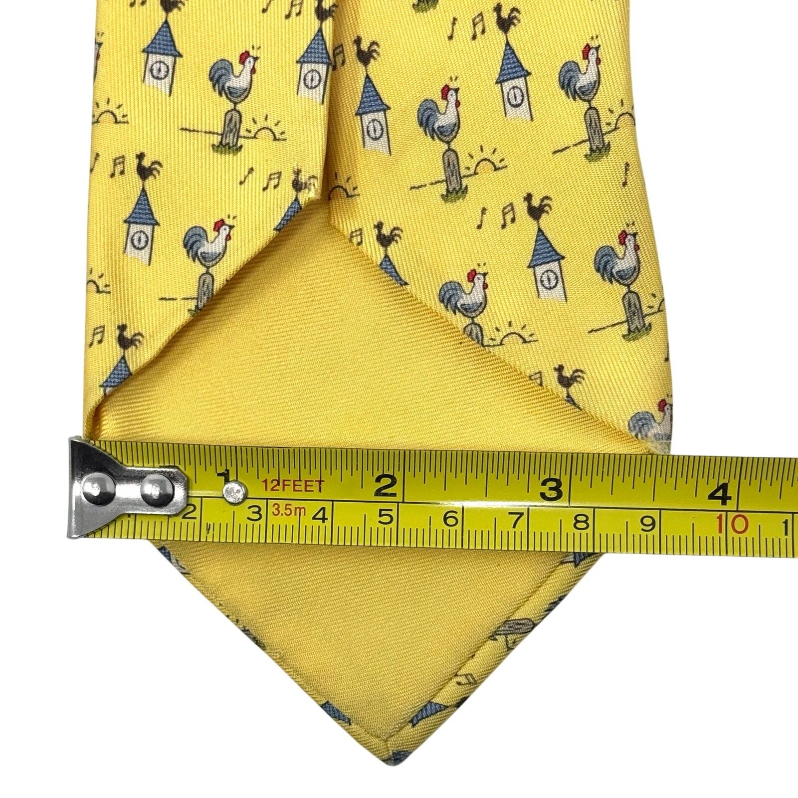 Hermes Hermes ‘Rooster’ Tie Size ONE SIZE - 8 Thumbnail