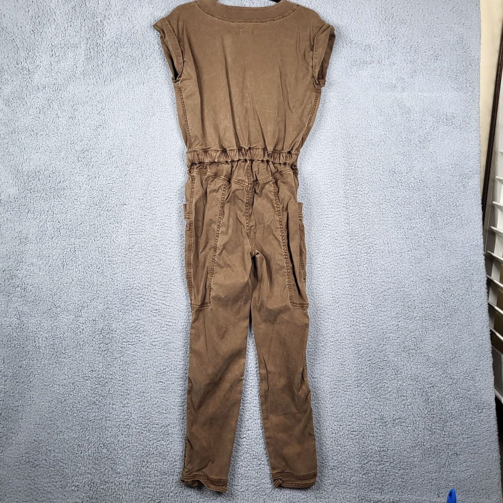 Splendid Mary Lawless Lee X Splendid Utility Zipper V-Neck Rompers & Jumpsuits Size XS Size 26" / US 2 / IT 38 - 7 Thumbnail