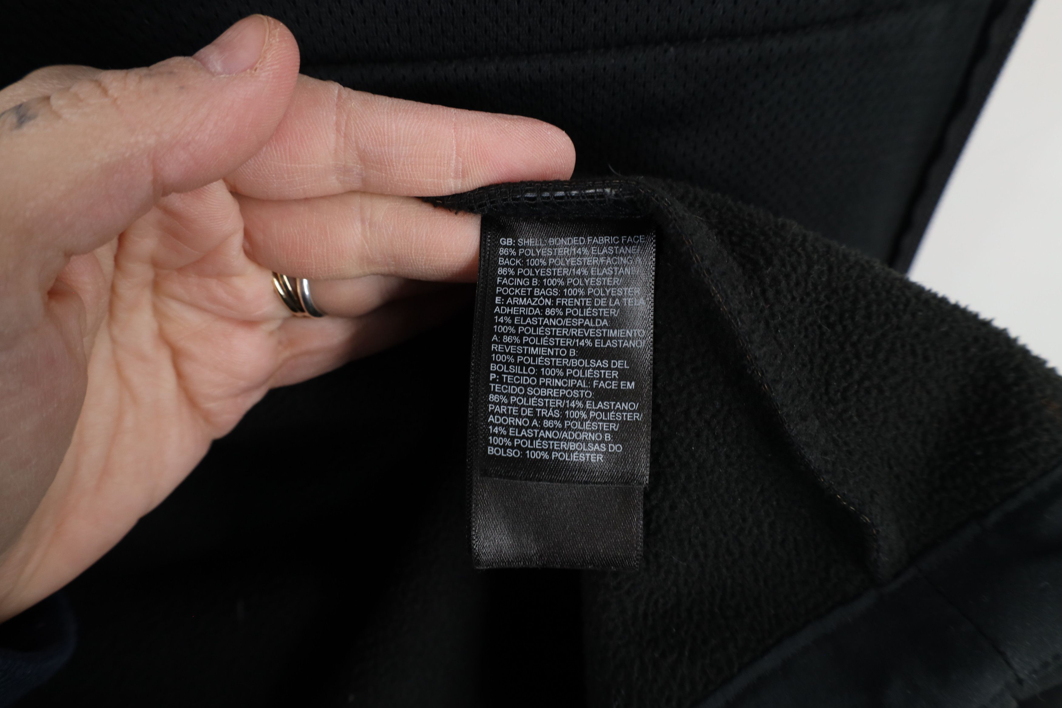 The North Face × Vintage The North Face WindWall Fleece Lined Soft Shell Jacket Black Size US XL / EU 56 / 4 - 11 Thumbnail