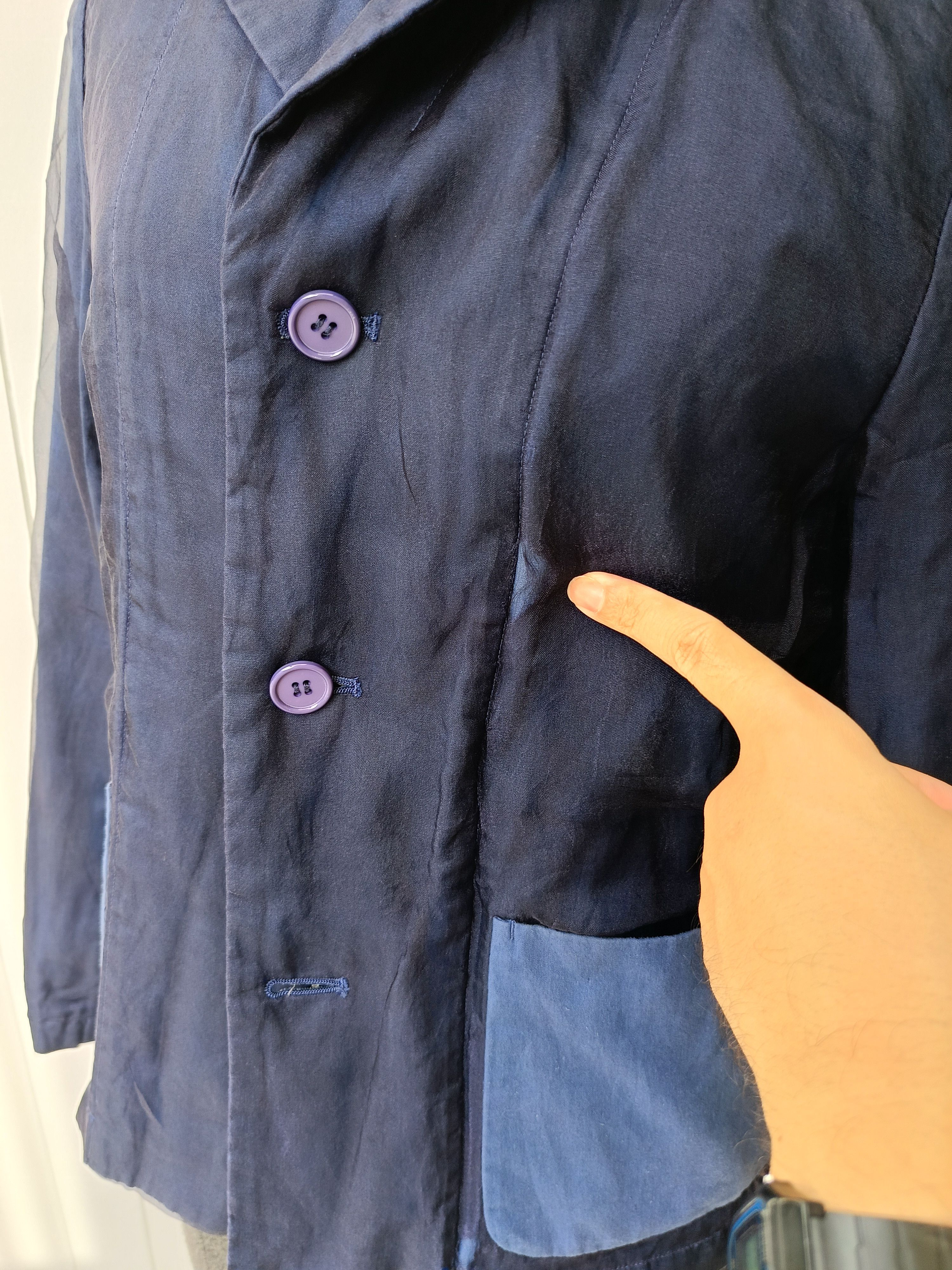 Comme des Garcons × Tricot Comme des Garcons Comme des garcons Tricot Japan AD1999 90s blazer coat jacket Size S / US 4 / IT 40 - 19 Thumbnail