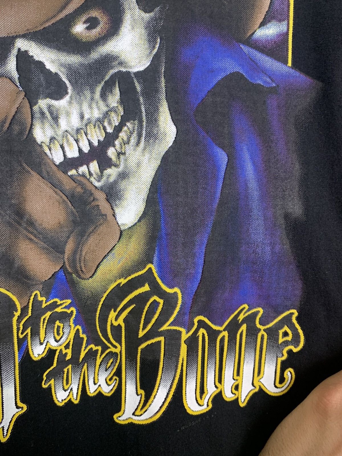 Harley Davidson × Vintage Vintage Bad To The Bone T-shirt Size US L / EU 52-54 / 3 - 13 Thumbnail