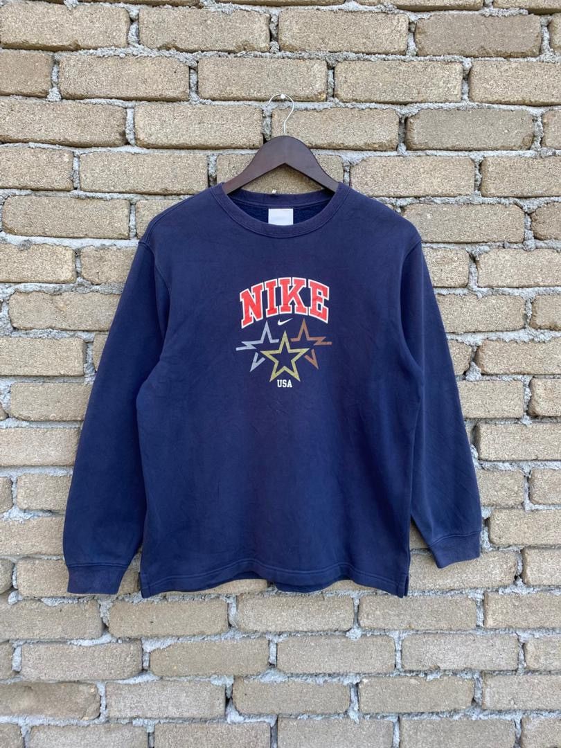 Nike Nike USA Spellout Crewneck Sweatshirt Size US L / EU 52-54 / 3 - 2 Thumbnail