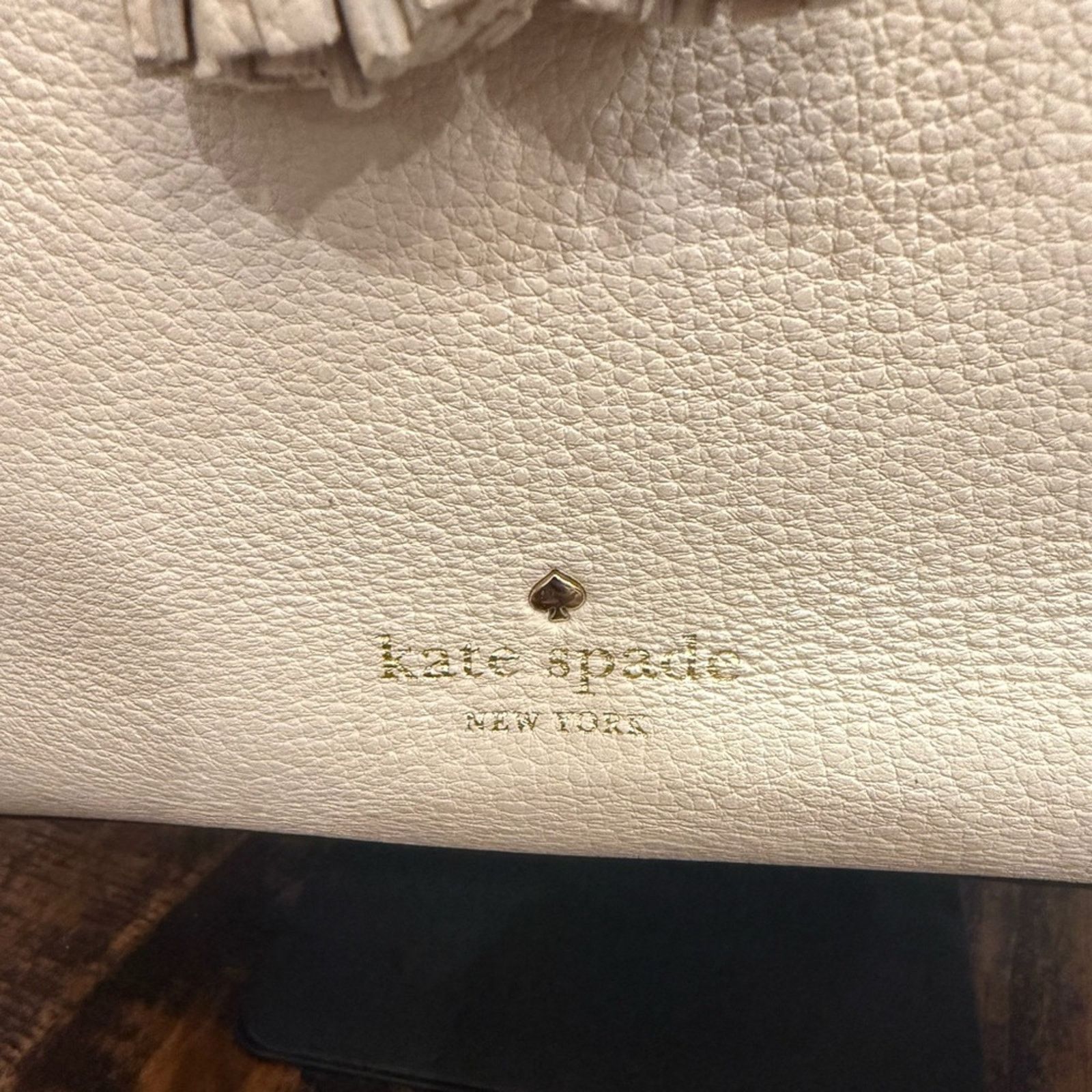 Kate Spade Kate Spade Cream Satchel with Tassels Size ONE SIZE - 2 Thumbnail
