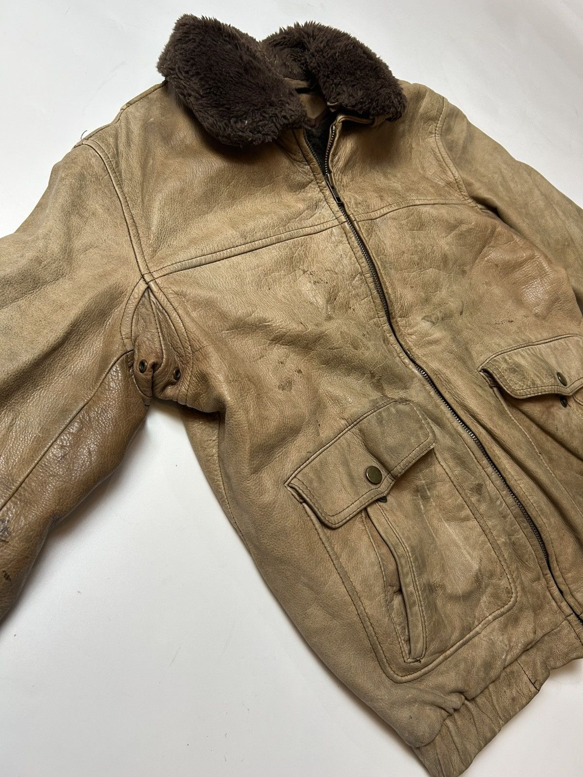 Cowboy Equipment × Genuine Leather GENUINE COW LEATHER JACKET Size US M / EU 48-50 / 2 - 4 Thumbnail