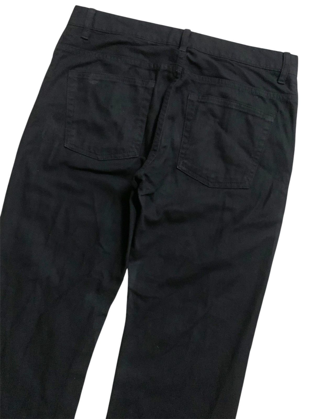 Beams Plus 💥Vtg Japanese Beams Japan Distressed Super Black Denim Size US 33 - 5 Thumbnail