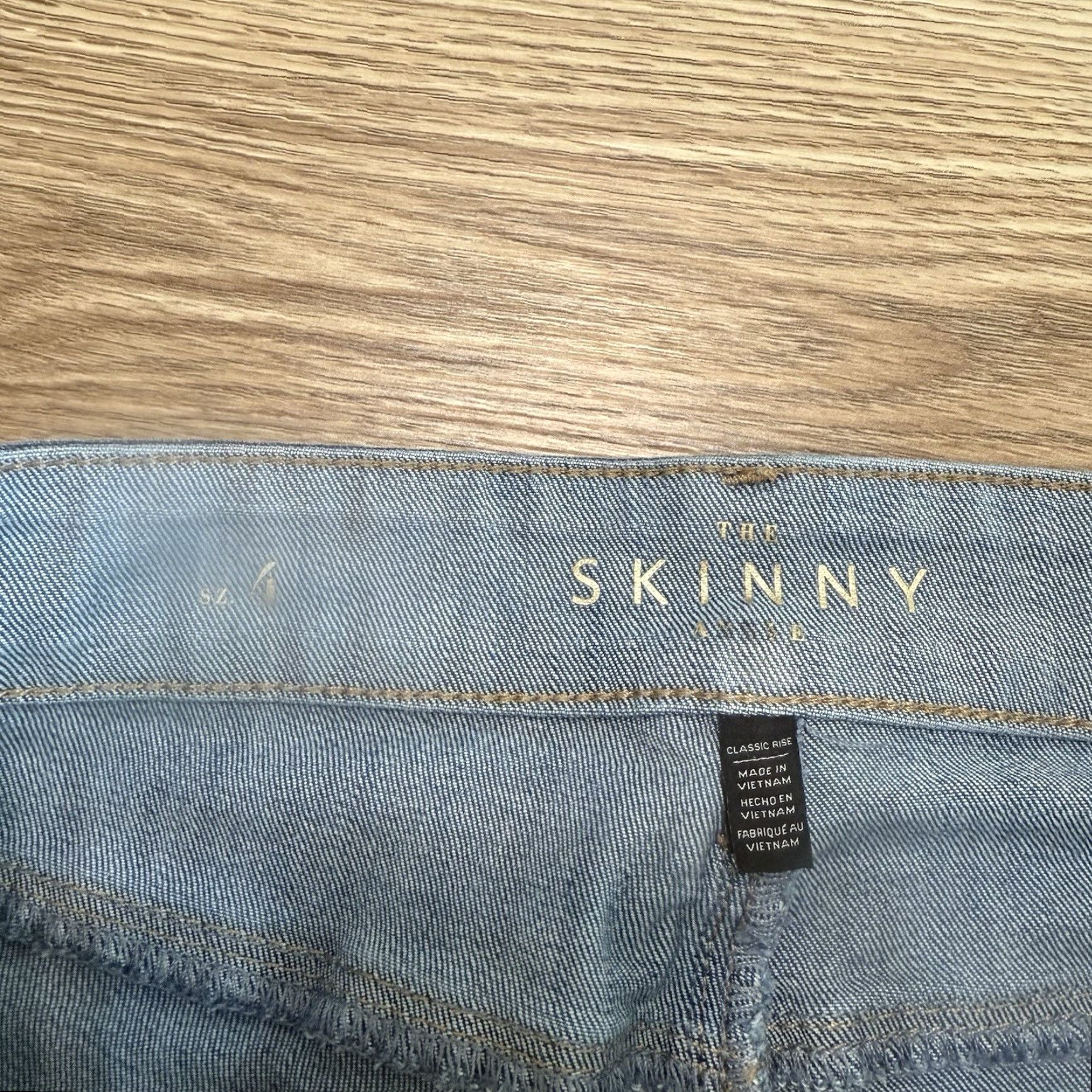 White House Black Market VINTAGE White House Black Market Jeans Womens Size 4 Skinny Ankle Denim Blue Size 27" / US 4 / IT 40 - 2 Thumbnail