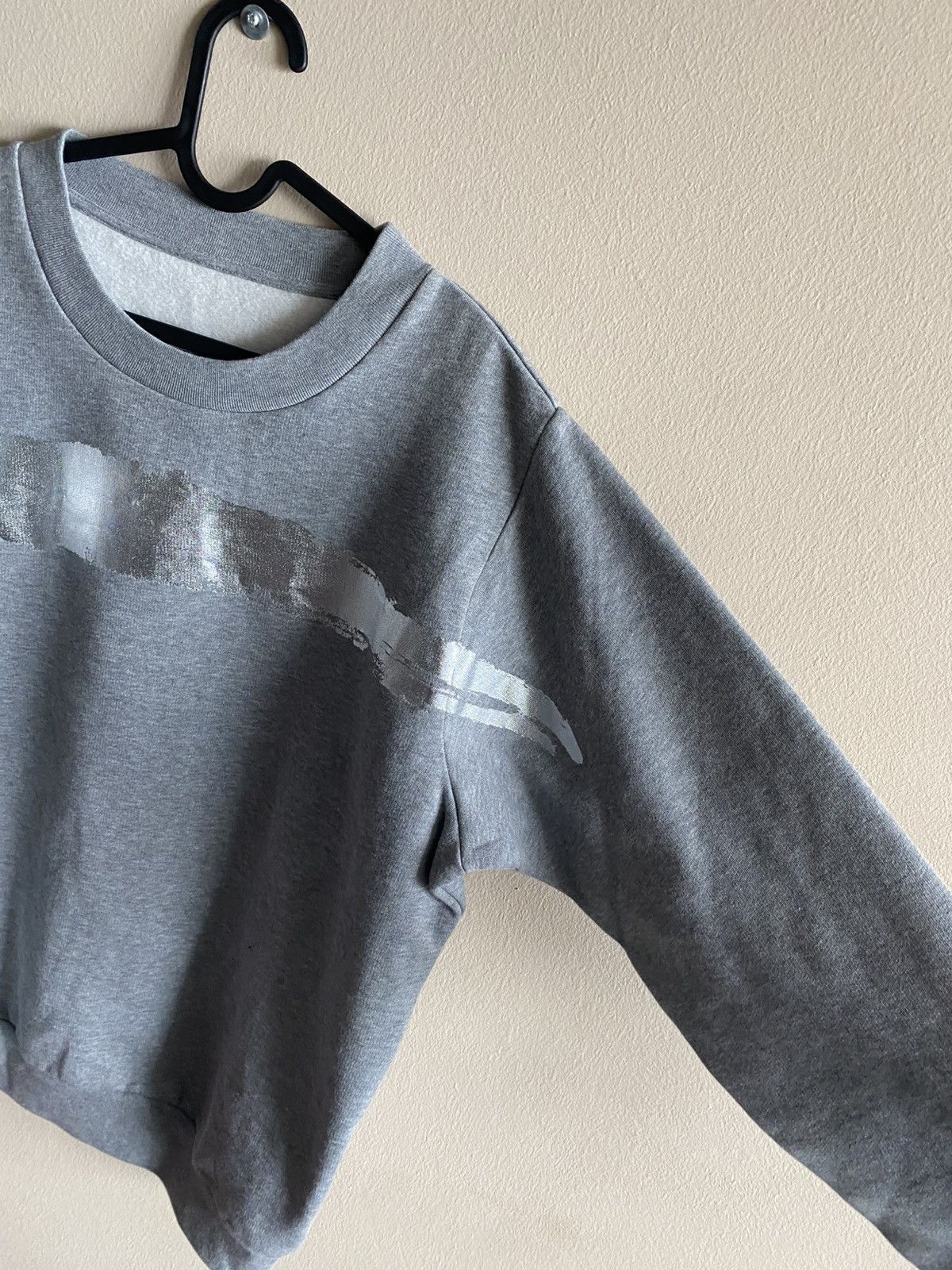 Maison Margiela Maison Margiela Printed Silver Logo Sweatshirt Size US L / EU 52-54 / 3 - 4 Thumbnail
