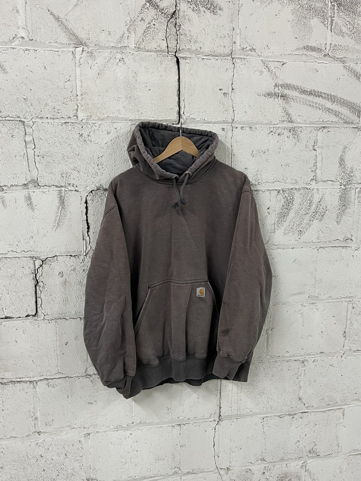 Carhartt Sun faded boxy fit Carhartt hoodie streetwear rare 90s Size US XL / EU 56 / 4 - 2 Thumbnail
