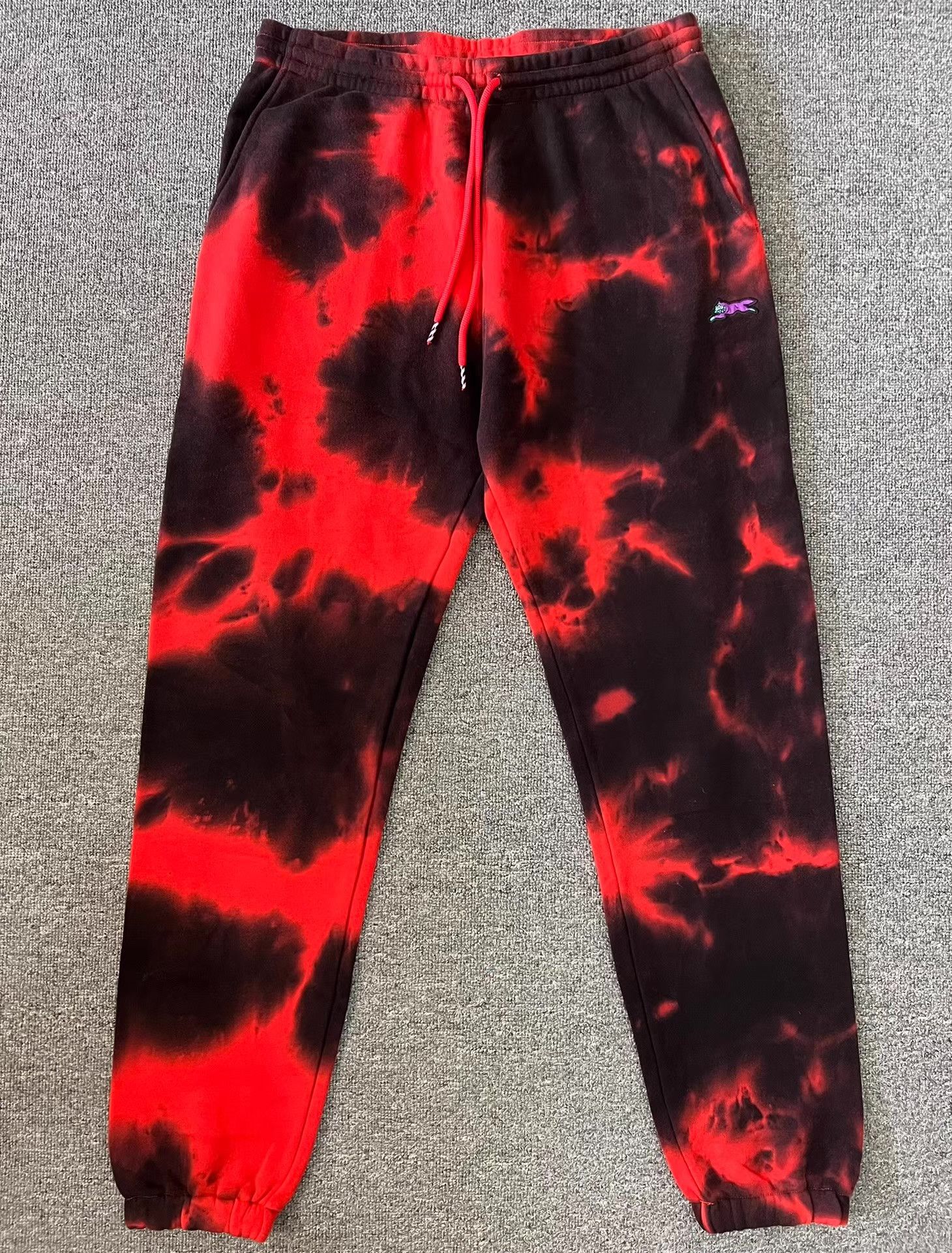 Billionaire Boys Club BBC ICECREAM Embroidered Purple Dog Tie-Dye Sweatpants Q7 Size US 34 / EU 50 - 1 Thumbnail