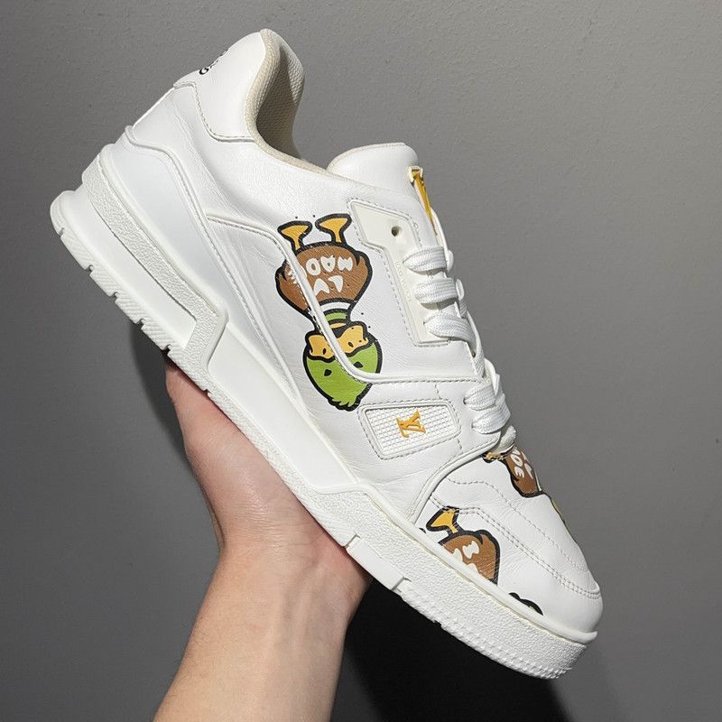 Louis Vuitton Nigo x Louis Vuitton Trainer Sneakers for Men -2508 Size US 8 / EU 41 - 7 Thumbnail