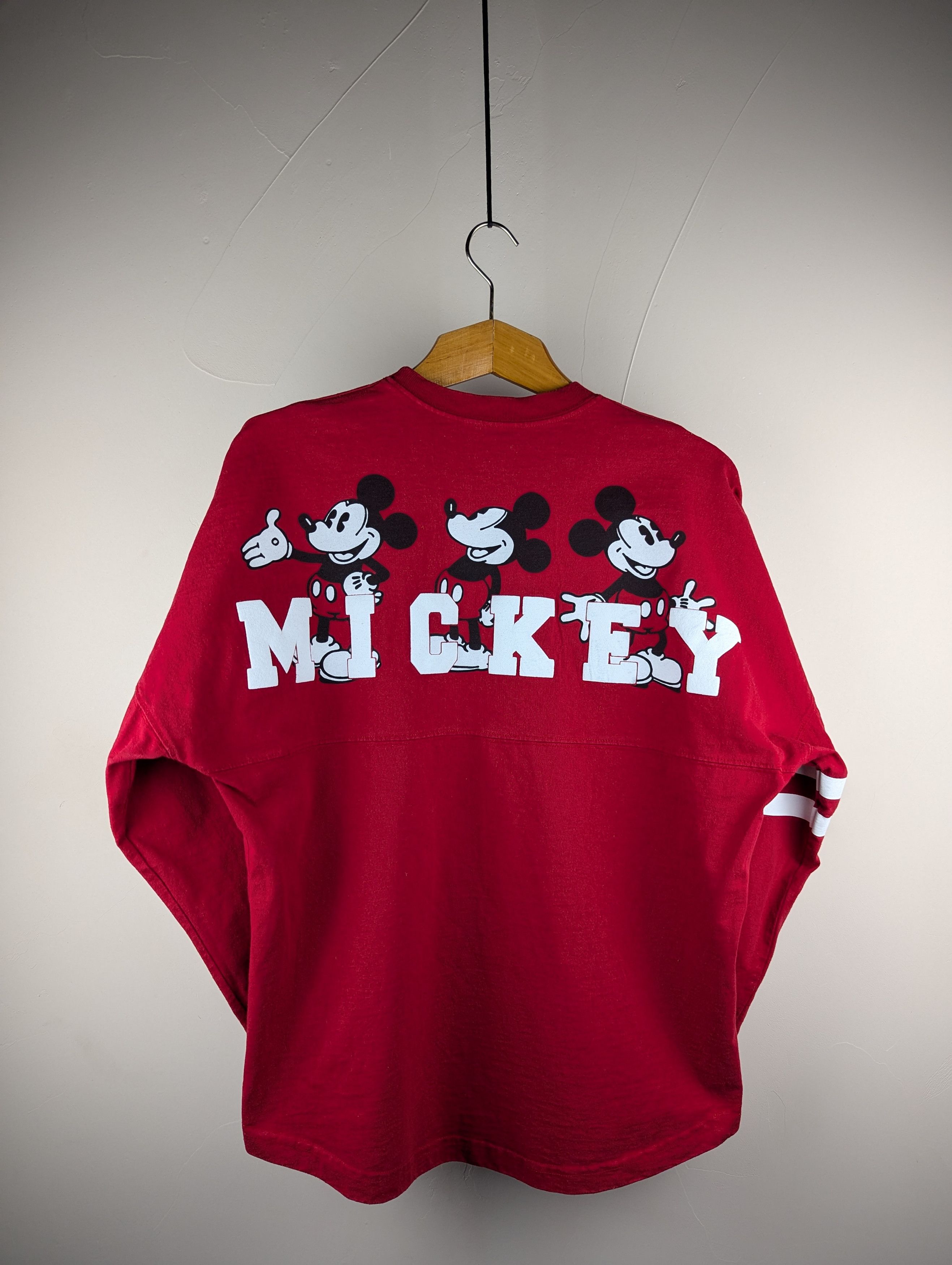 Disney × Vintage Vintage Disney Spirit Jersey y2k Spell Out Mickey Mouse Size US M / EU 48-50 / 2 - 2 Thumbnail