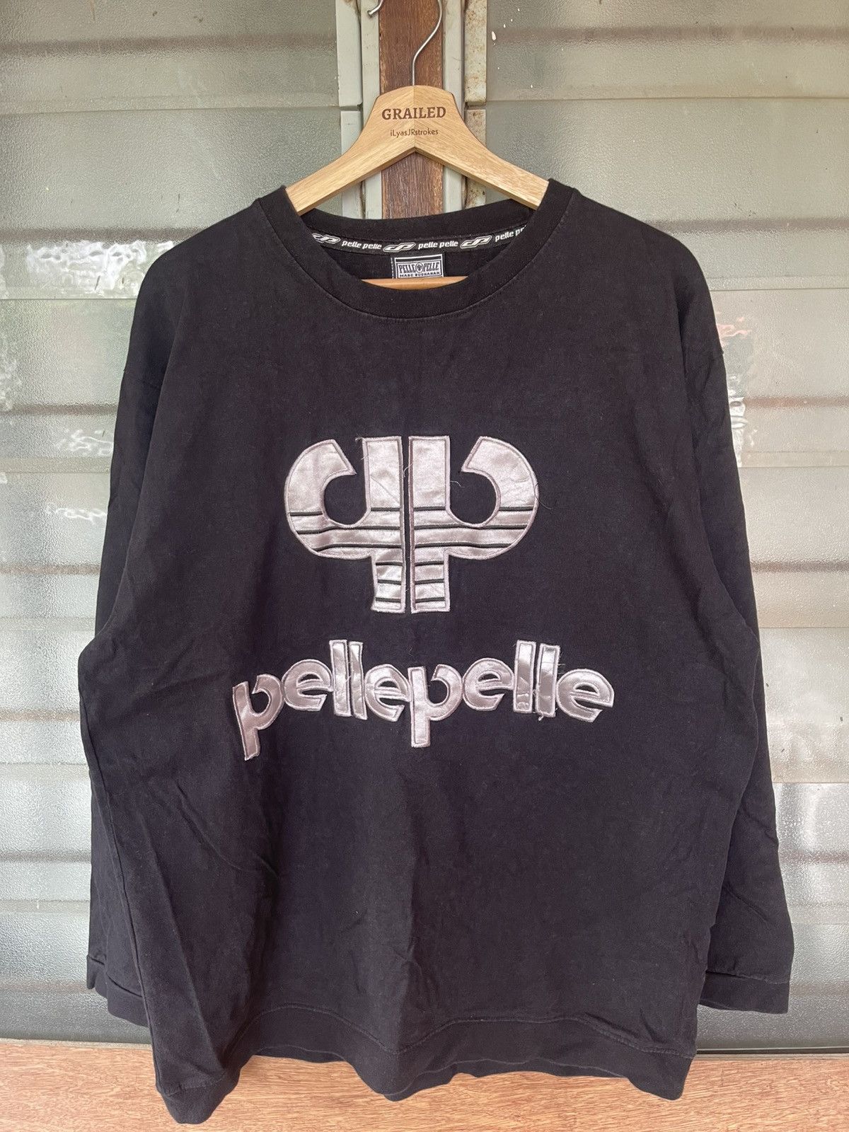 Pelle Pelle Pelle Pelle Embroidery Long Sleeve Tee Size US XL / EU 56 / 4 - 2 Thumbnail