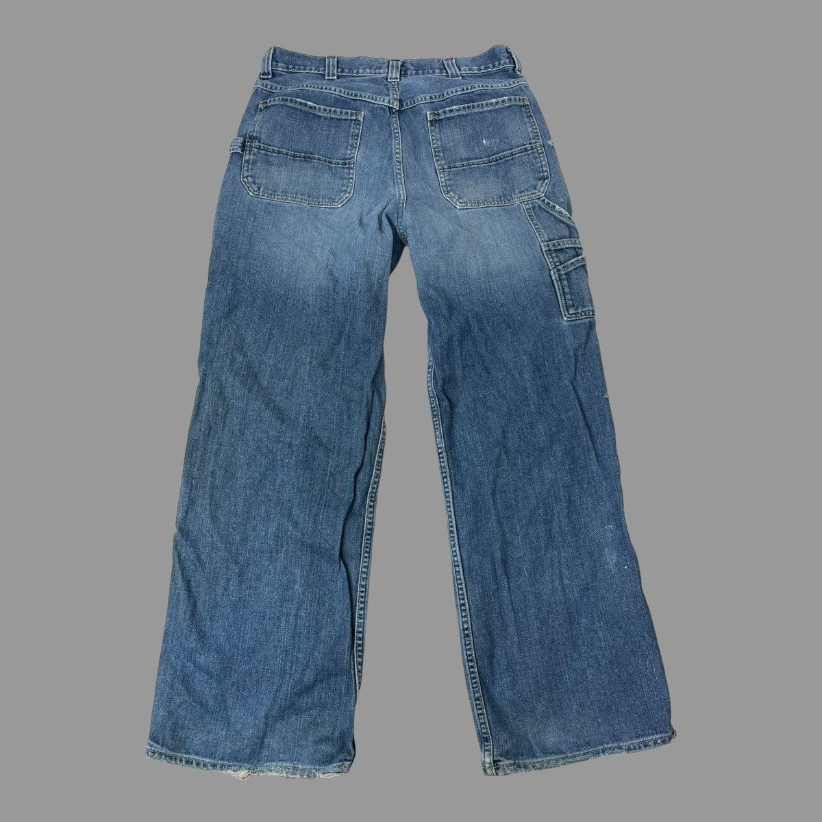 Vintage Vintage y2k baggy denim carpenter jeans Size US 34 / EU 50 - 1 Thumbnail