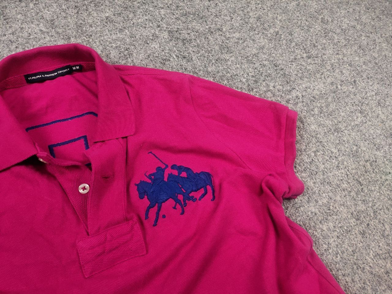 Polo Ralph Lauren Vintage Y2K Style Polo Ralph Lauren Pink Big pony T Shirt Size M / US 6-8 / IT 42-44 - 6 Thumbnail