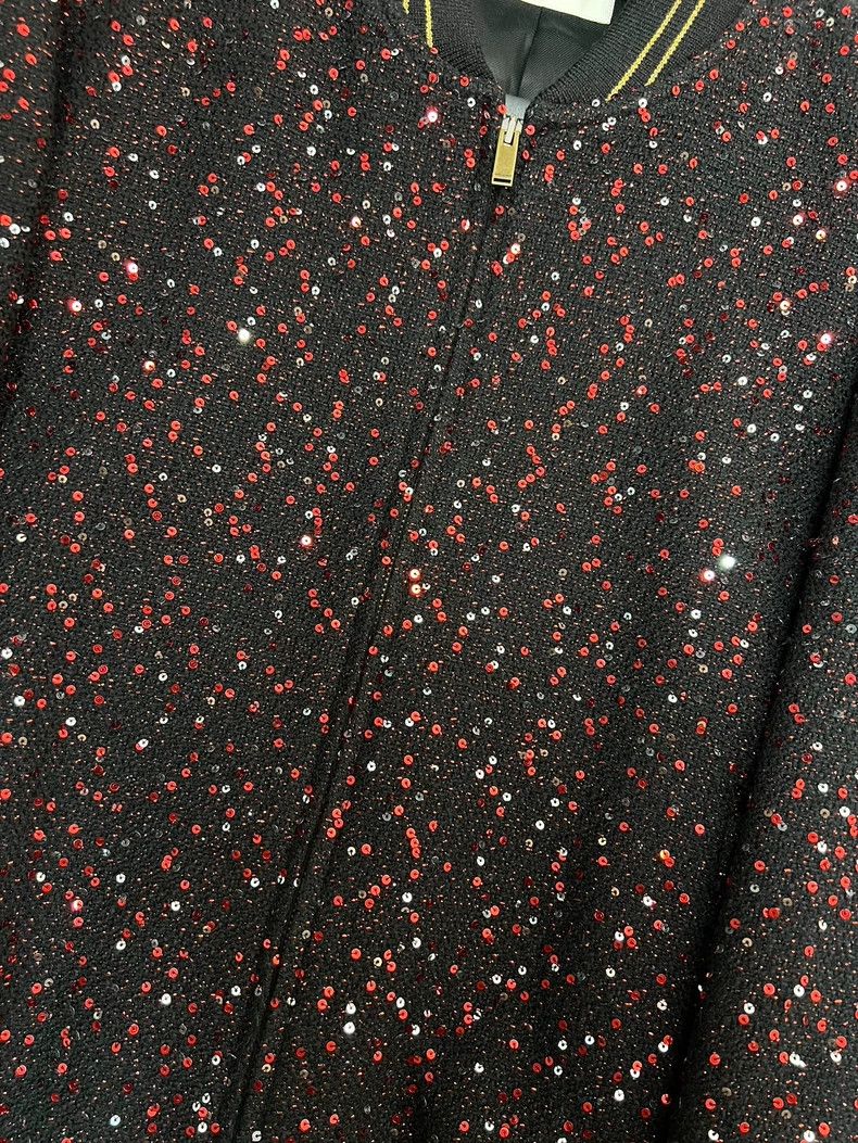 Saint Laurent Paris Saint Laurent Paris Spring/Summer 20 Colored Scaly Wool Te Size S / US 4 / IT 40 - 4 Thumbnail