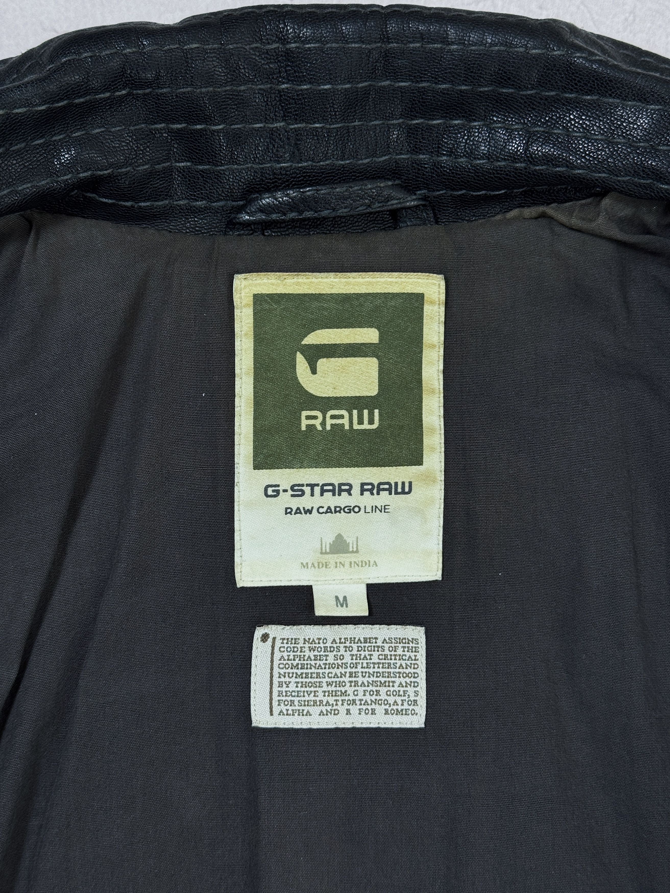 G-Star G-Star Raw Goat Leather Jacket Rco Brando Men Size US M / EU 48-50 / 2 - 18 Thumbnail
